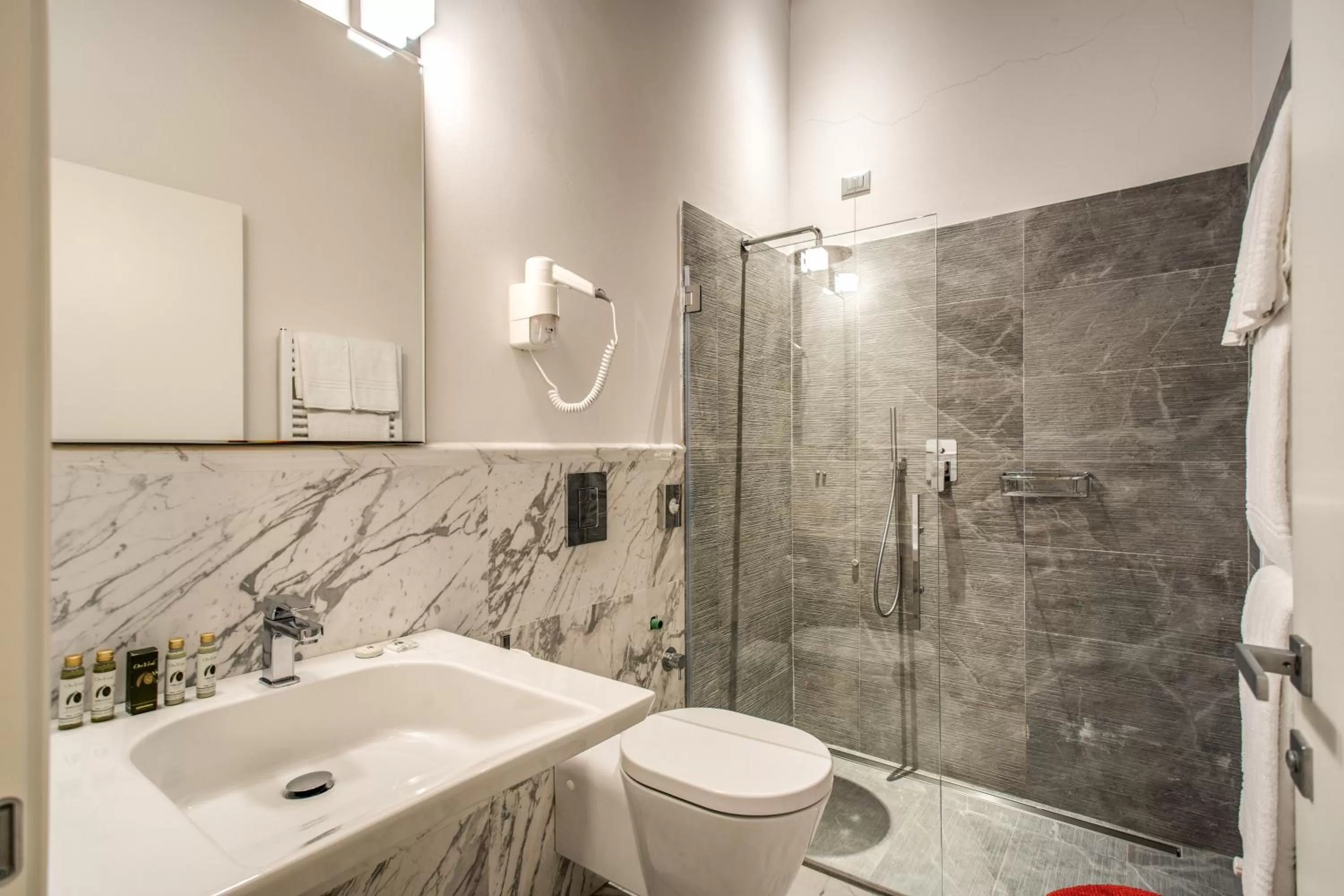 Shower in Hotel Boston