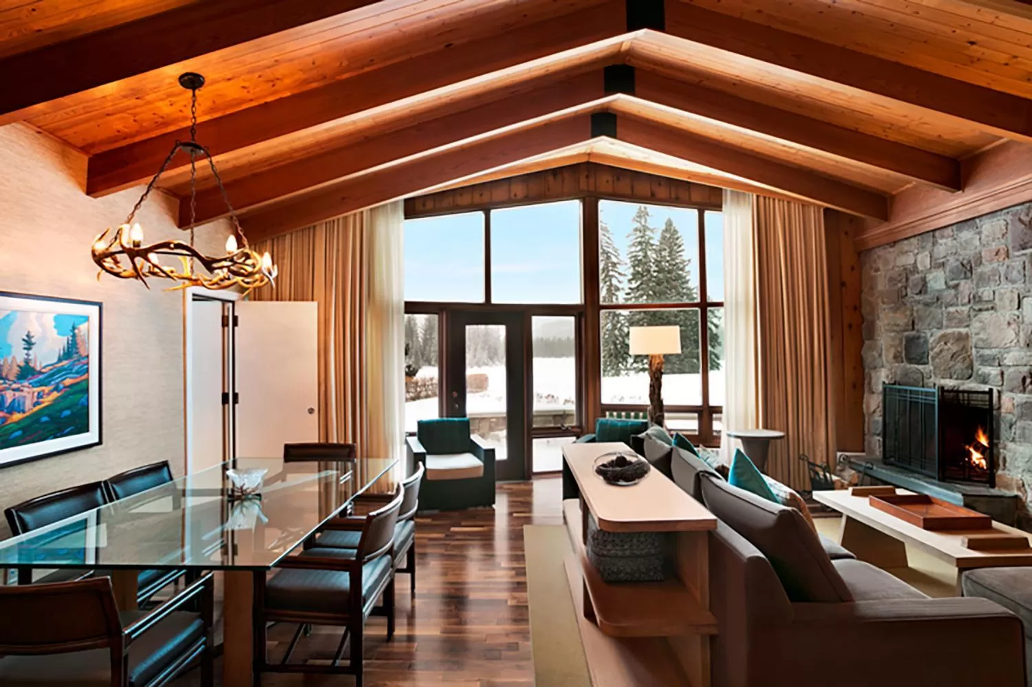 View (from property/room) in Fairmont Jasper Park Lodge