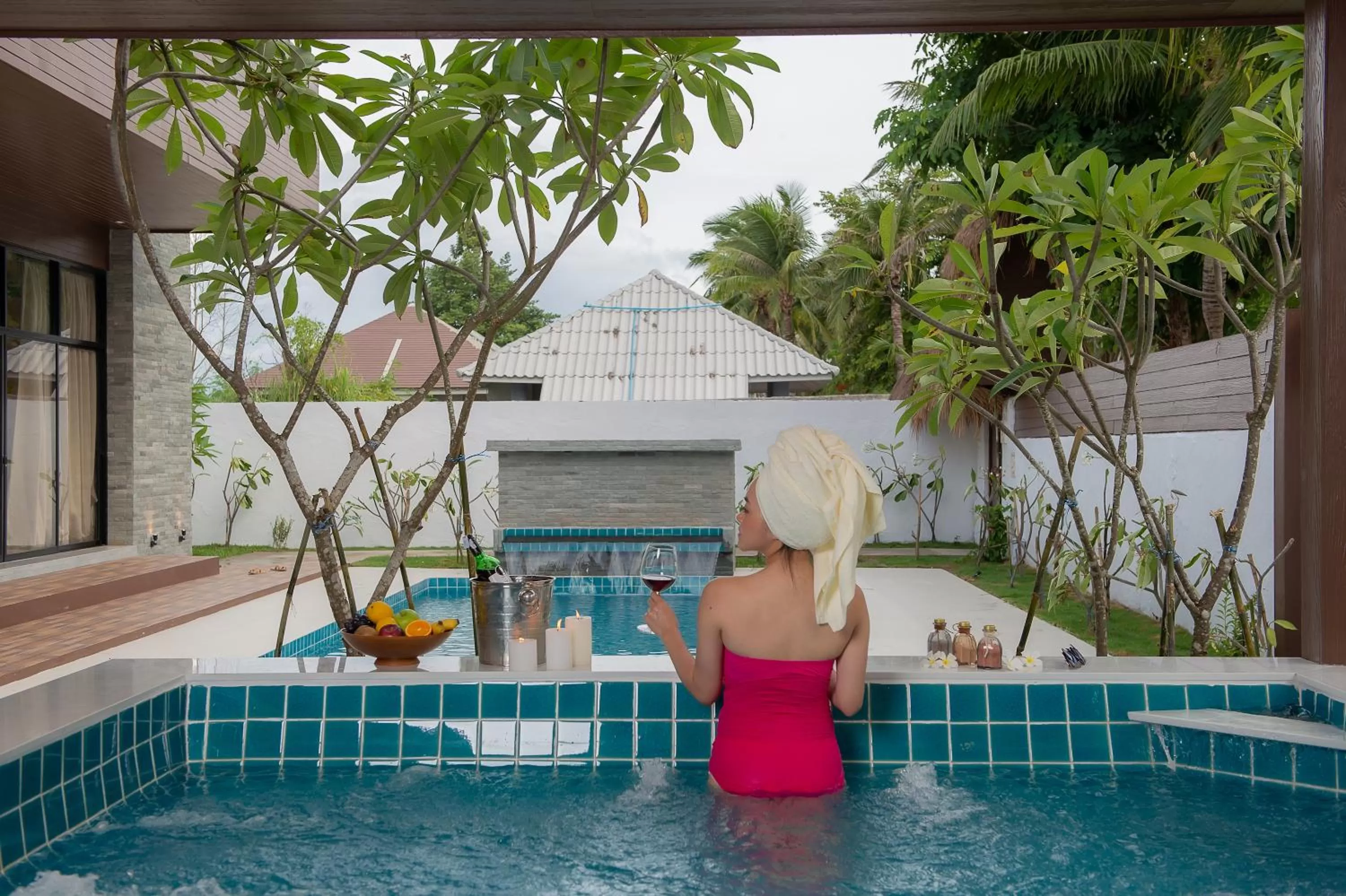 Open Air Bath in Dhevan Dara Resort & Spa Hua Hin - Pool Villa