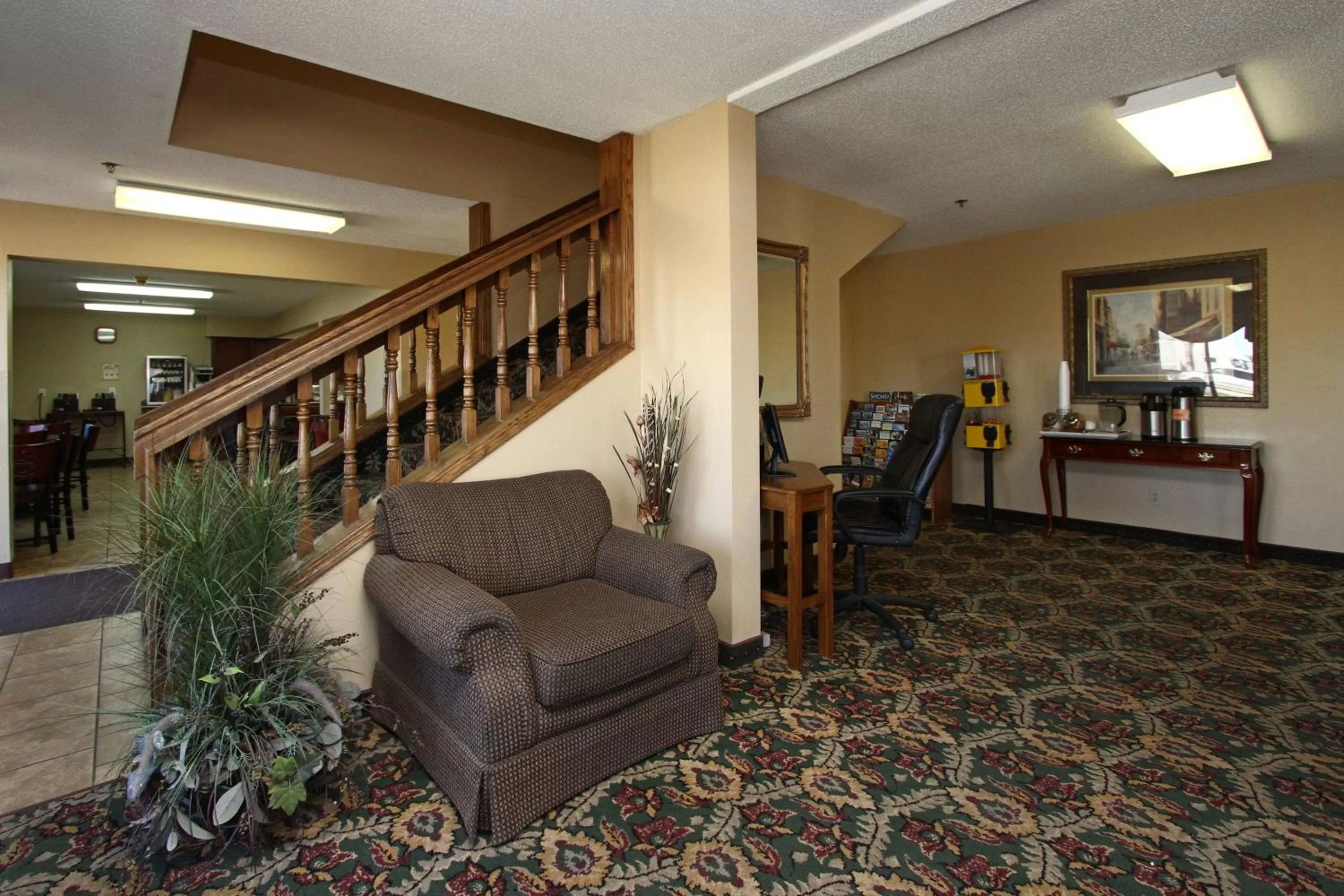 Lobby or reception in New Victorian Inn & Suites Kearney