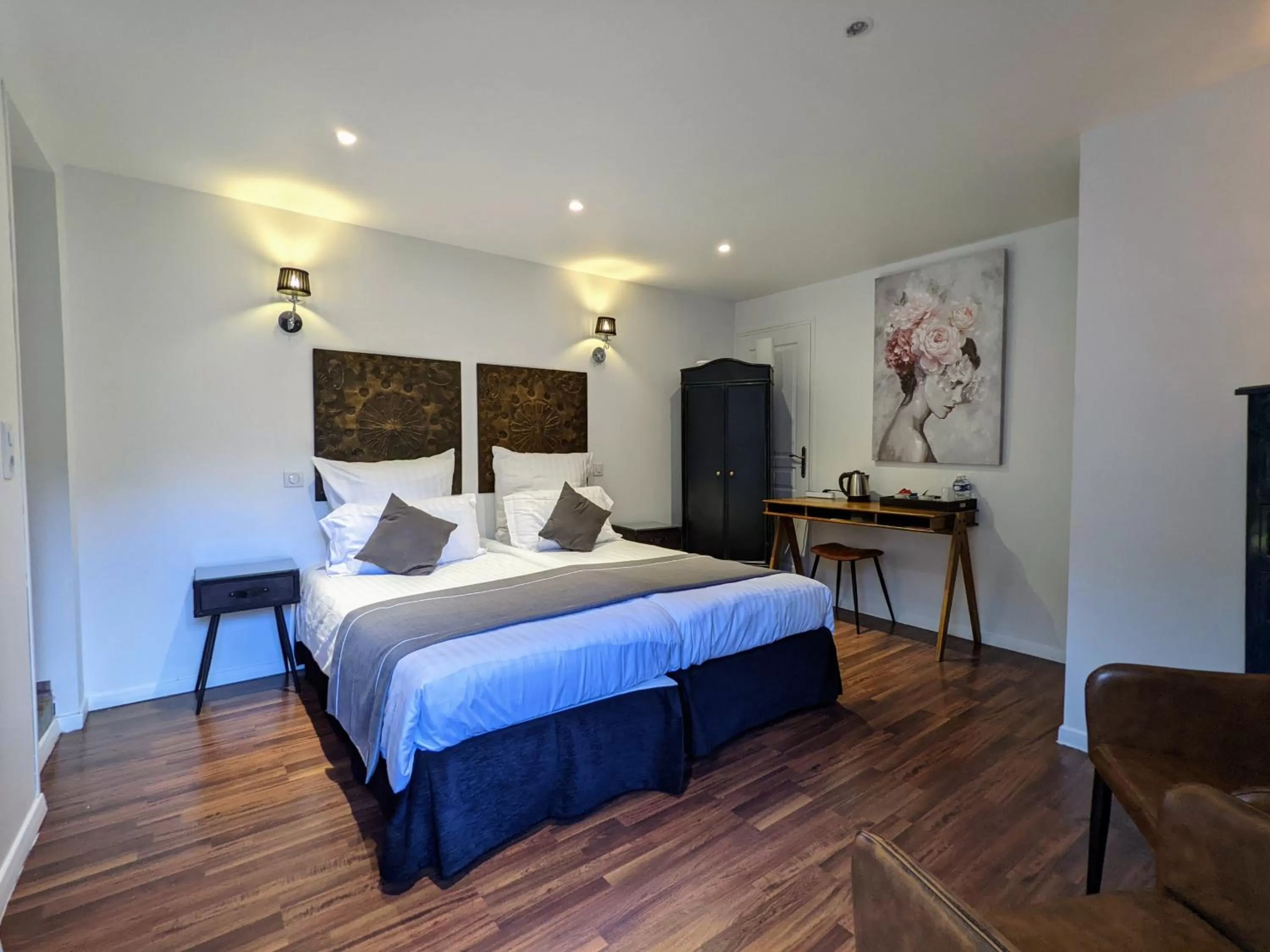 Bedroom, Bed in Chambres d'Hôtes La Filature