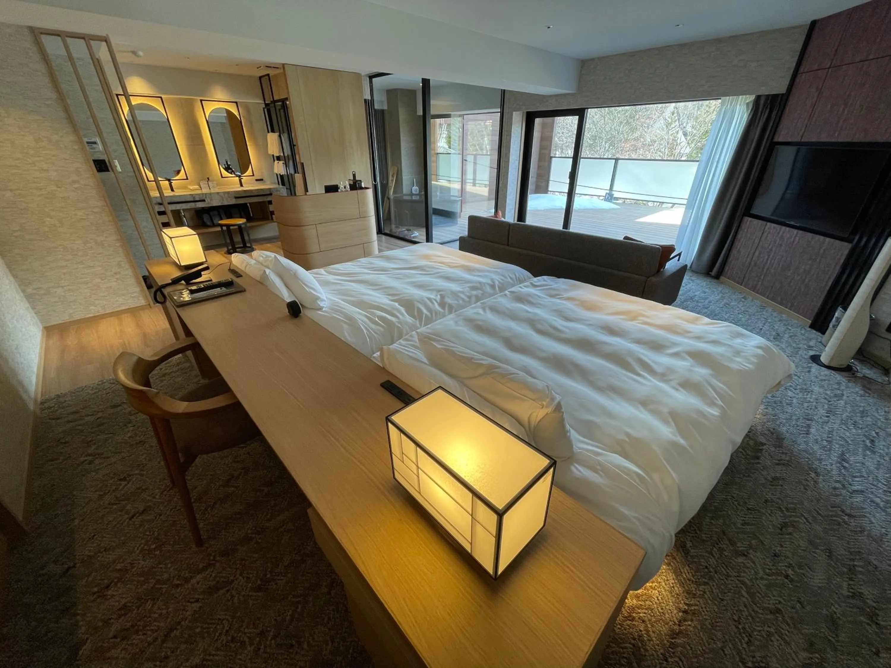 Photo of the whole room, Bed in Kusatsu Now Resort Hotel