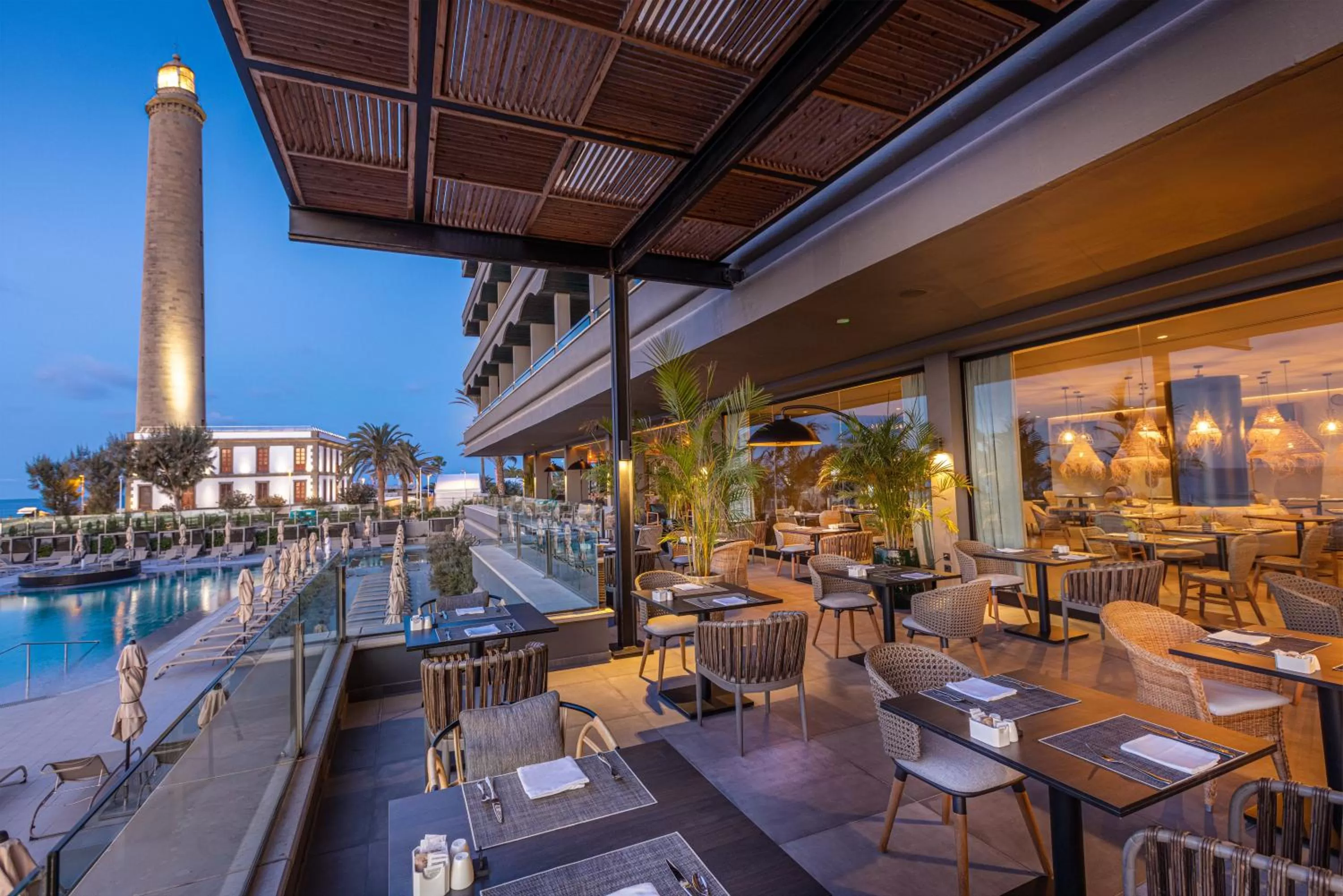Restaurant/places to eat in Hotel Faro, a Lopesan Collection Hotel - Adults Only