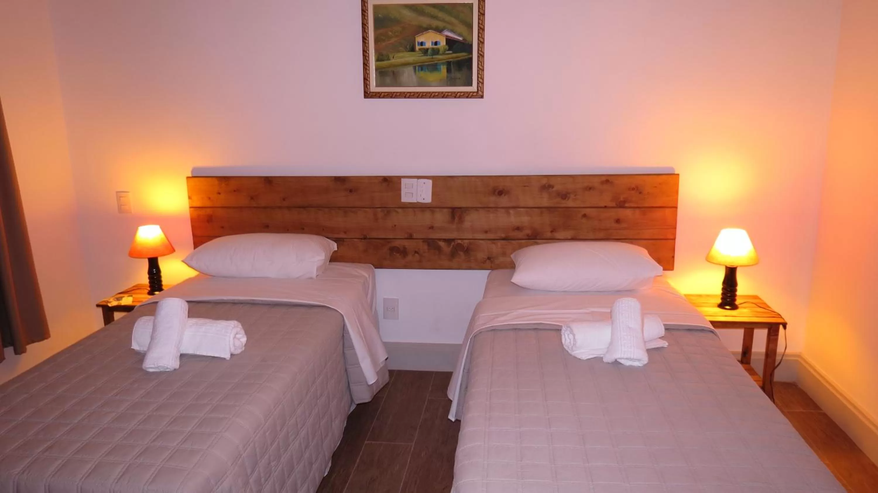 Bed in Pousada Sagrados Corações