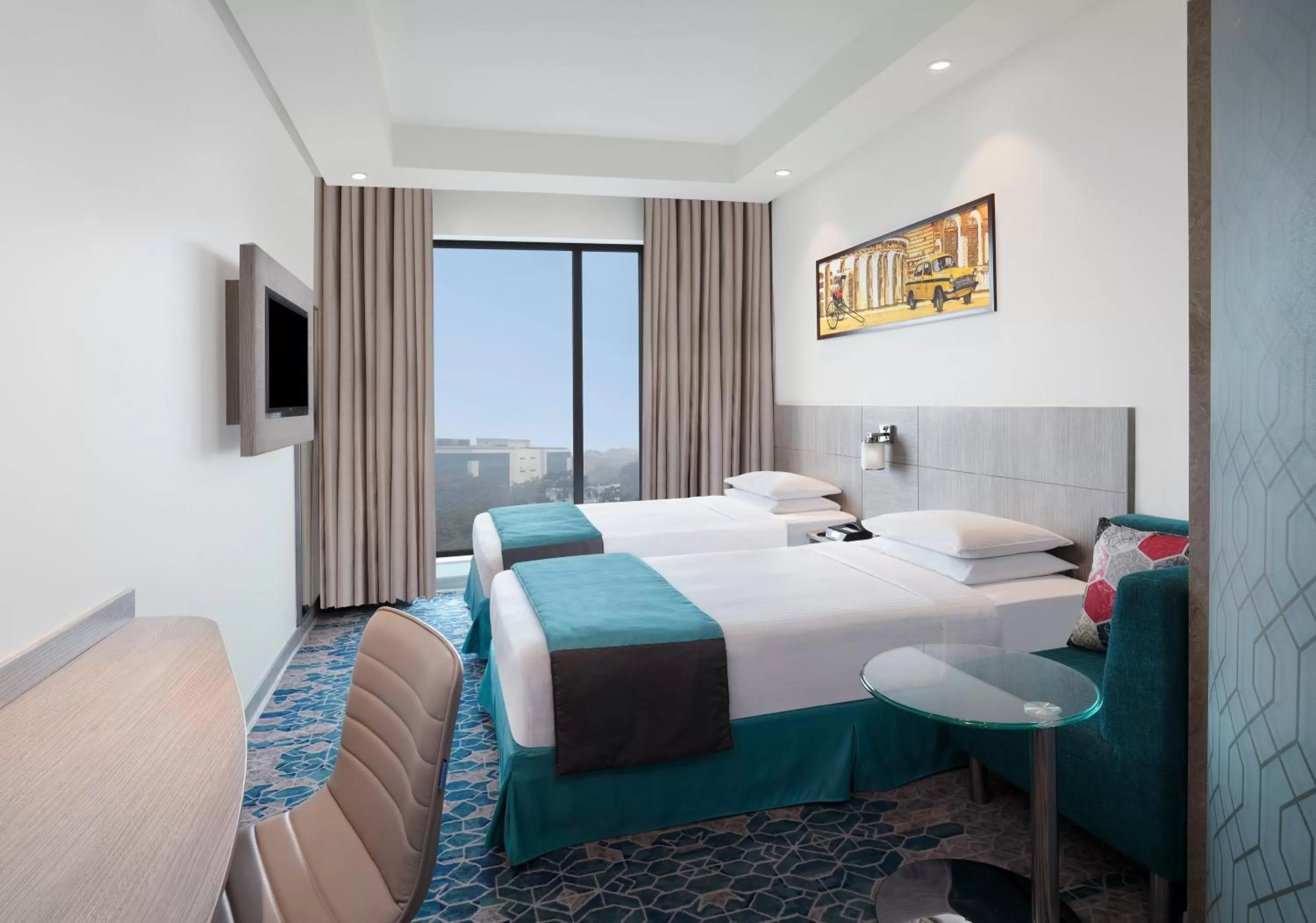 Bedroom, Bed in Holiday Inn Express Kolkata Airport by IHG