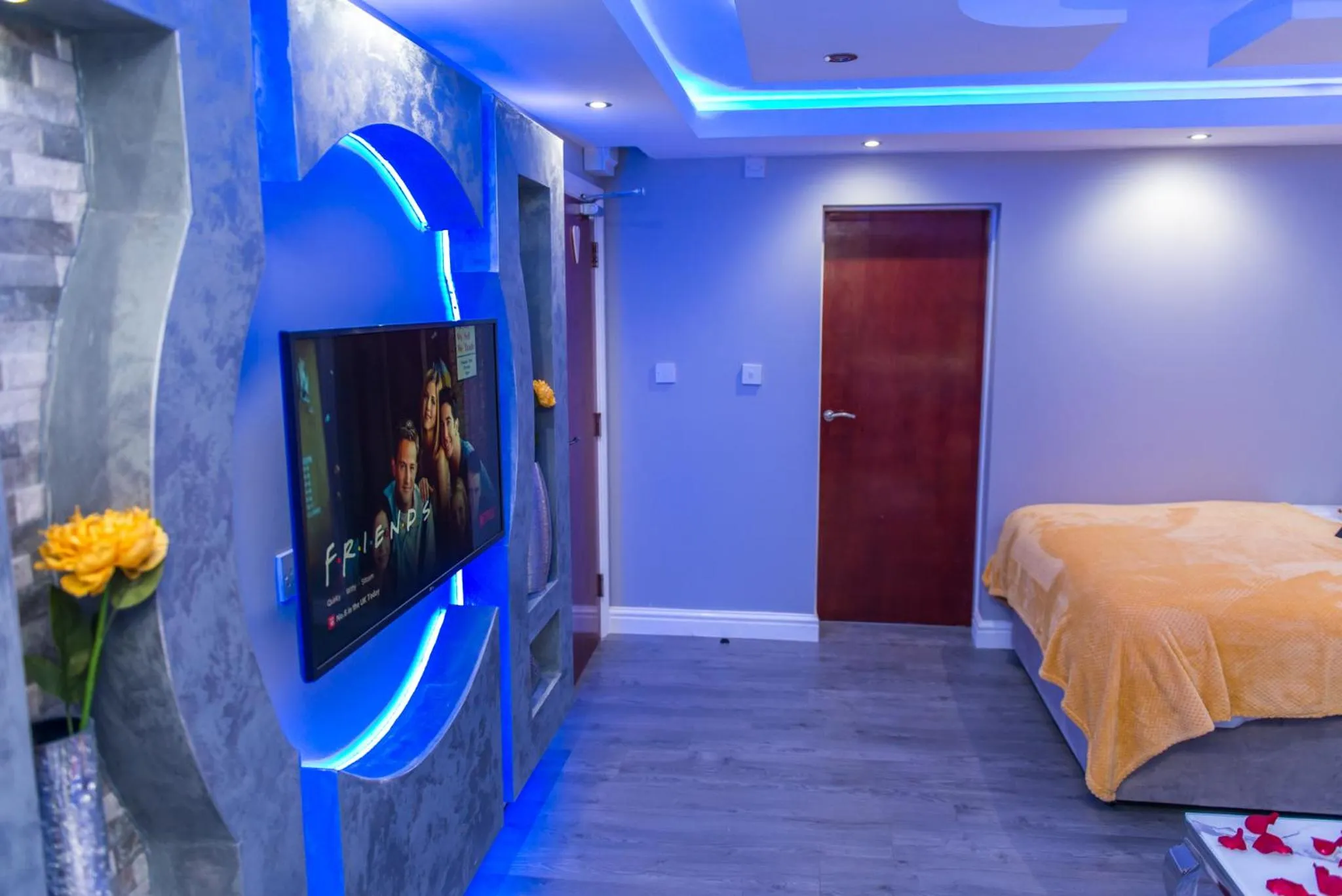 Bed in Meridian Serviced Apartments