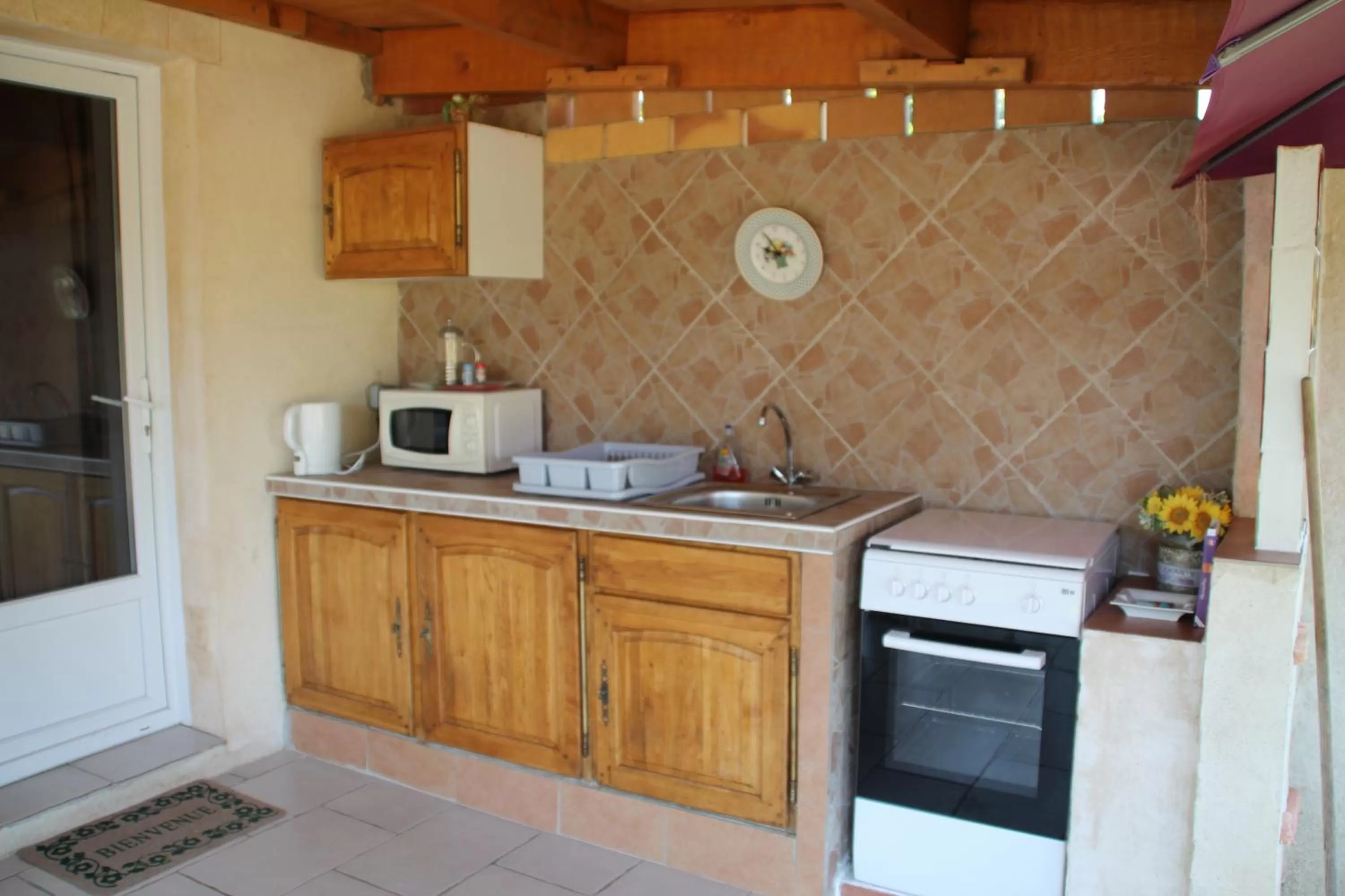 Kitchen or kitchenette in Chambres d'Hotes Carpediem