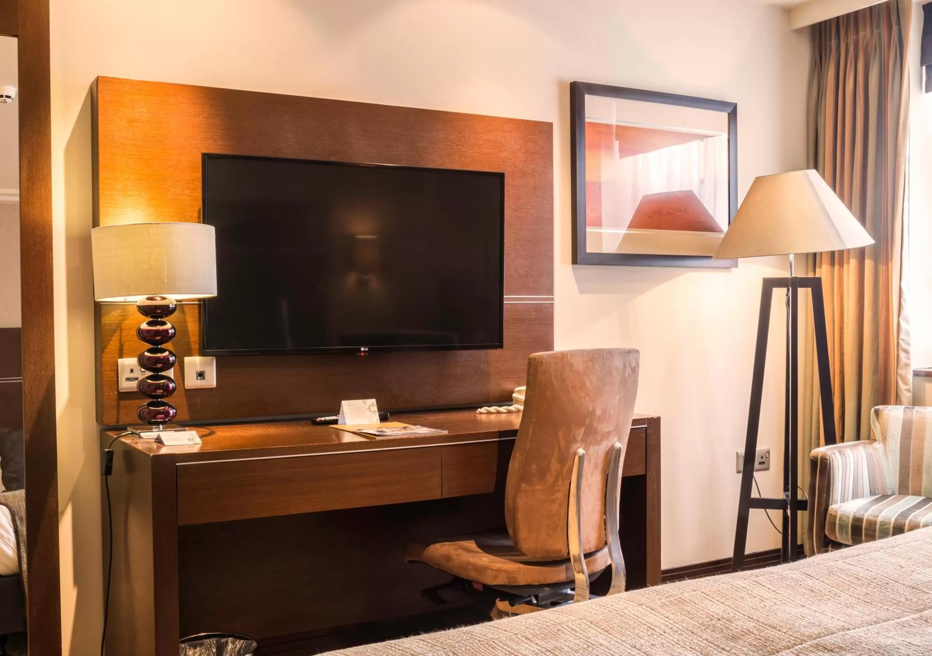 TV and multimedia, Bed in Redworth Hall Hotel- Part of the Cairn Collection