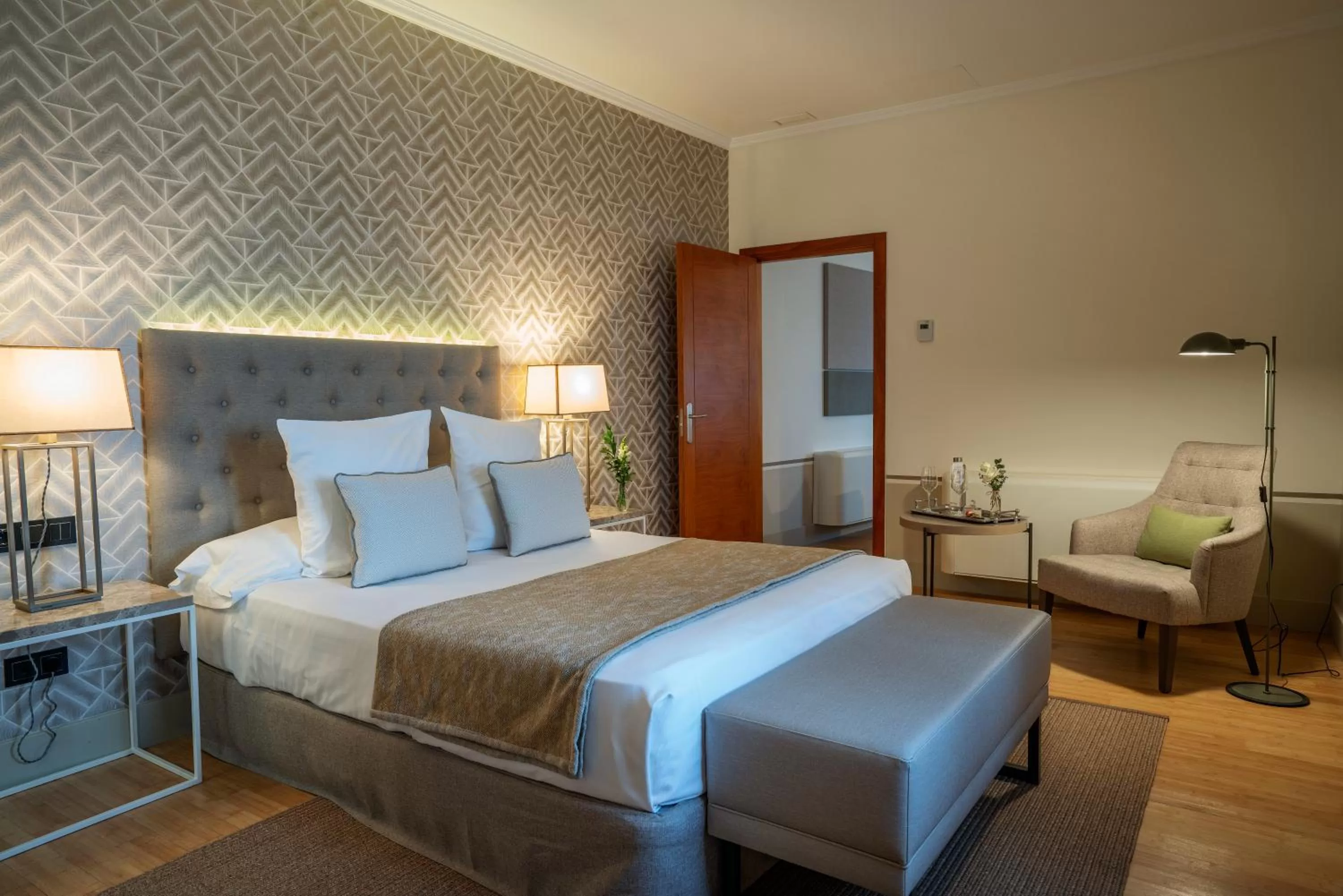 Bed in Hospes Palacio de Arenales & Spa