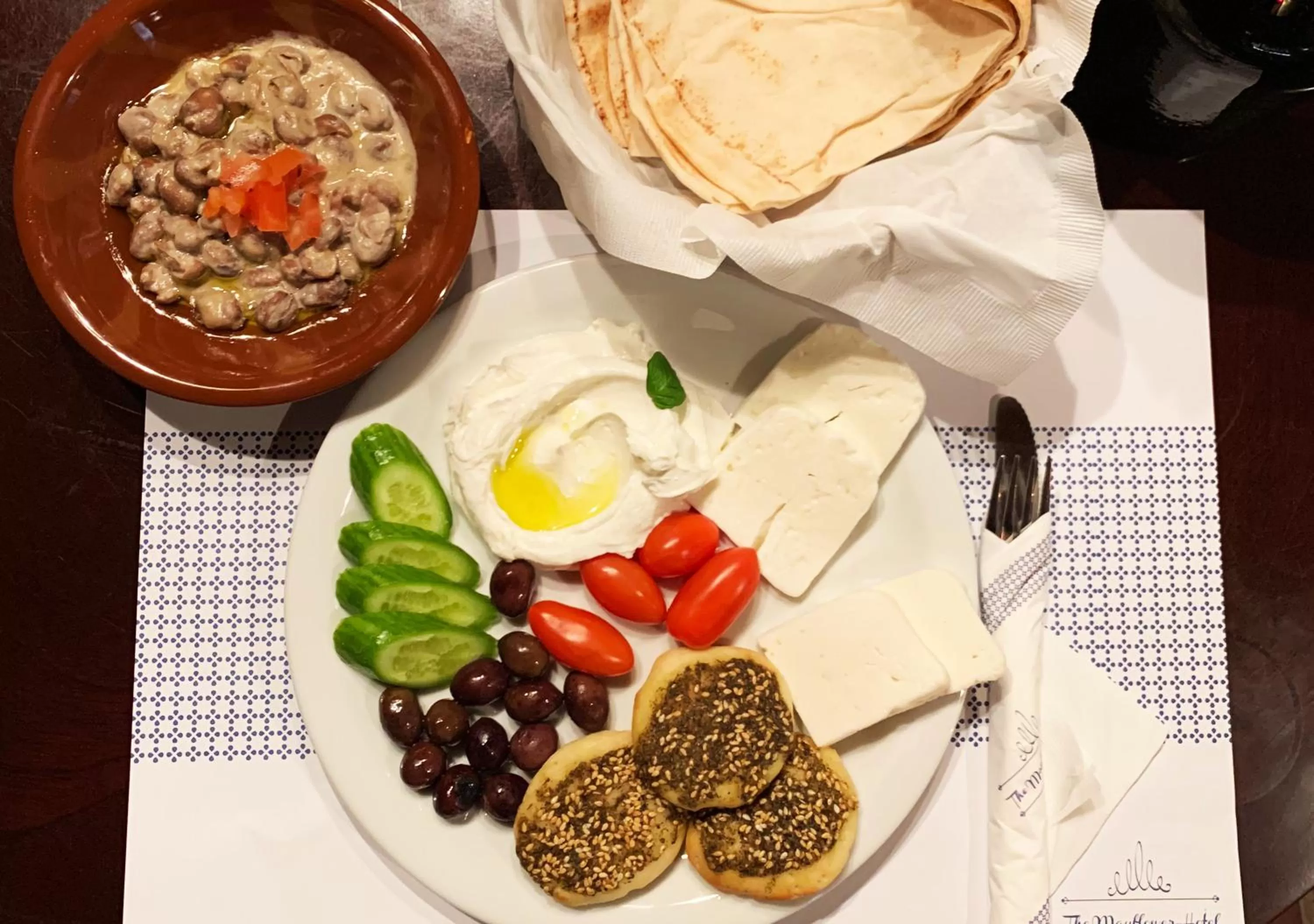 Breakfast in The Mayflower Hotel