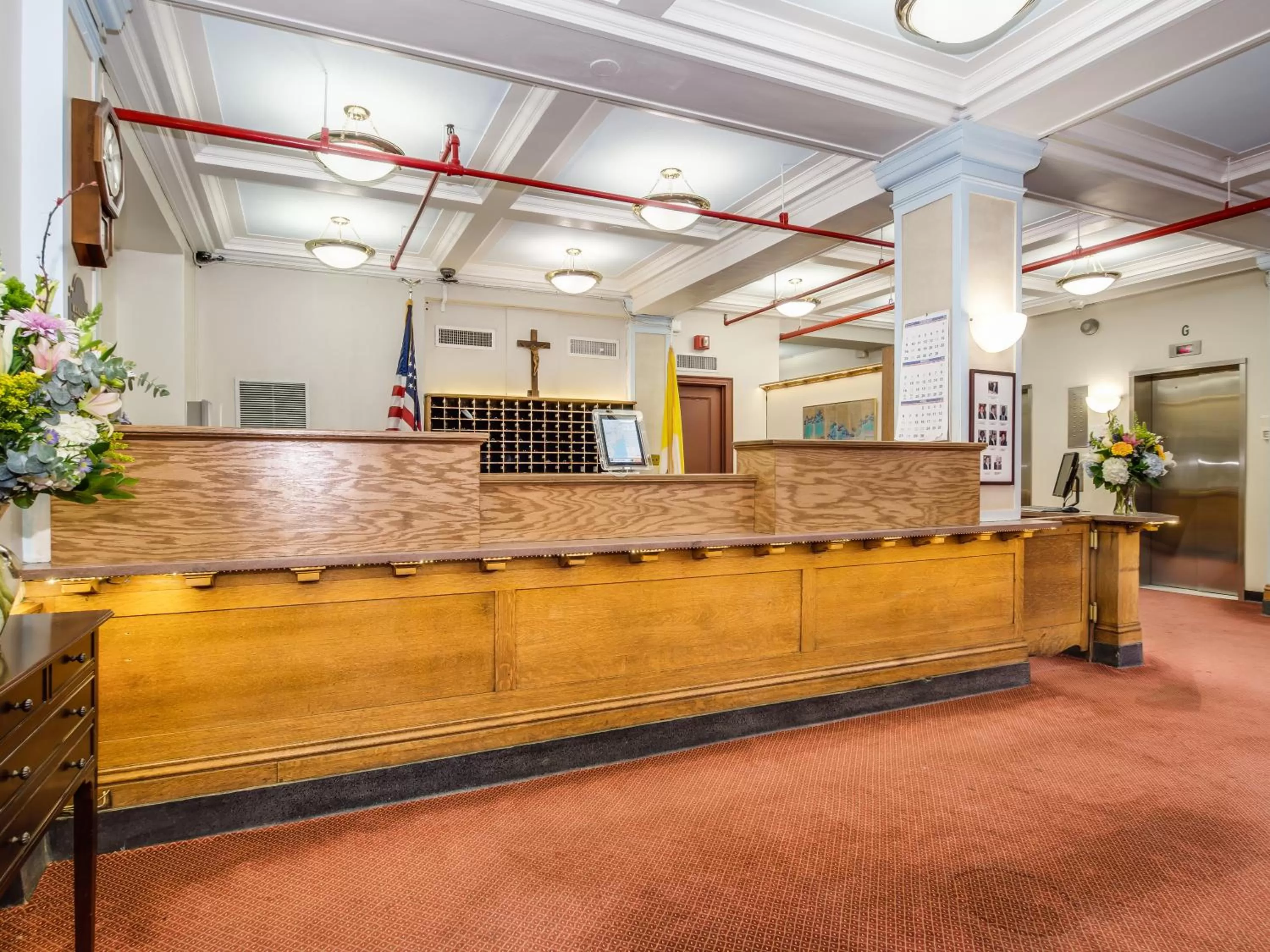 Lobby or reception in Leo House