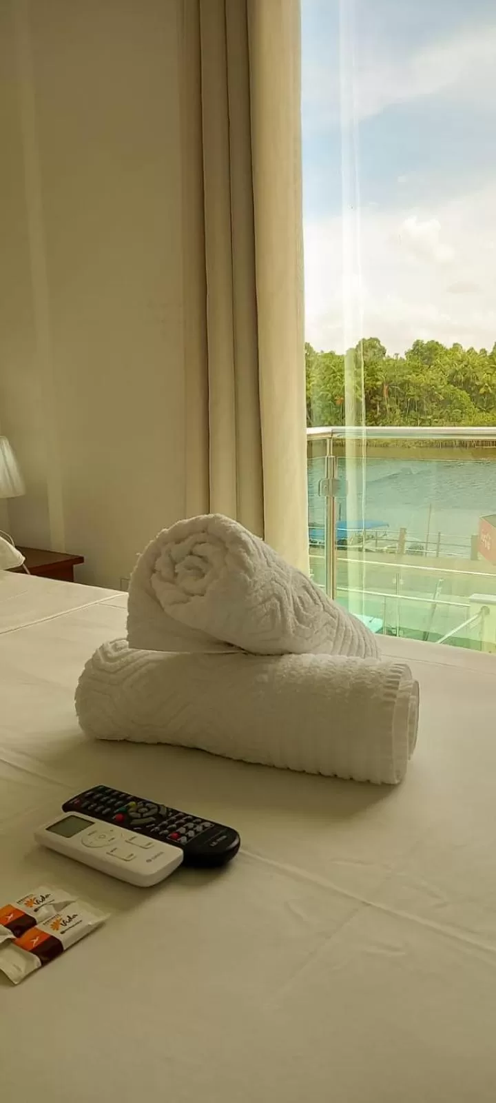 Bed in Pousada Vilas Boas