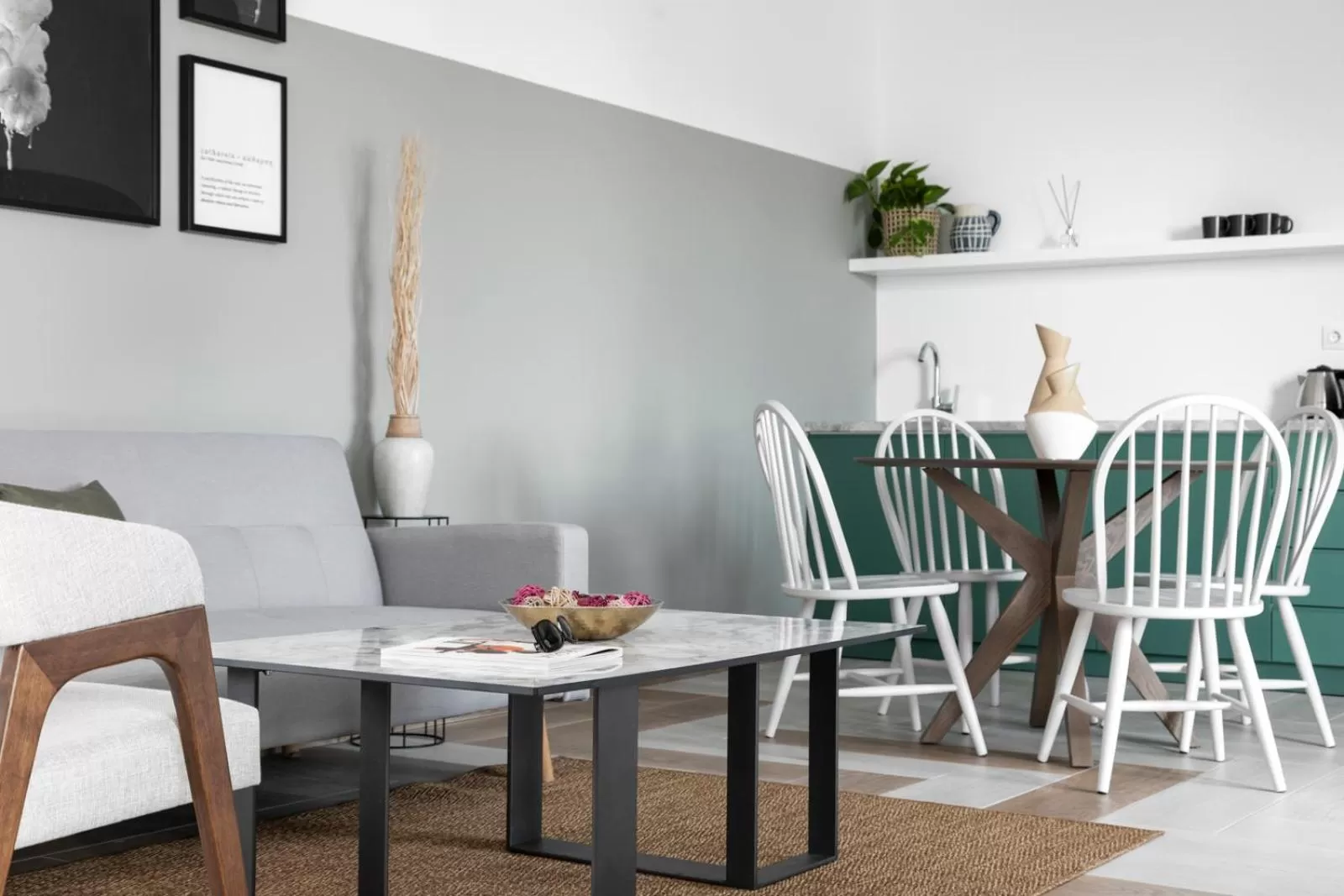 Living room in Play Theatrou Athens a member of Brown Hotels