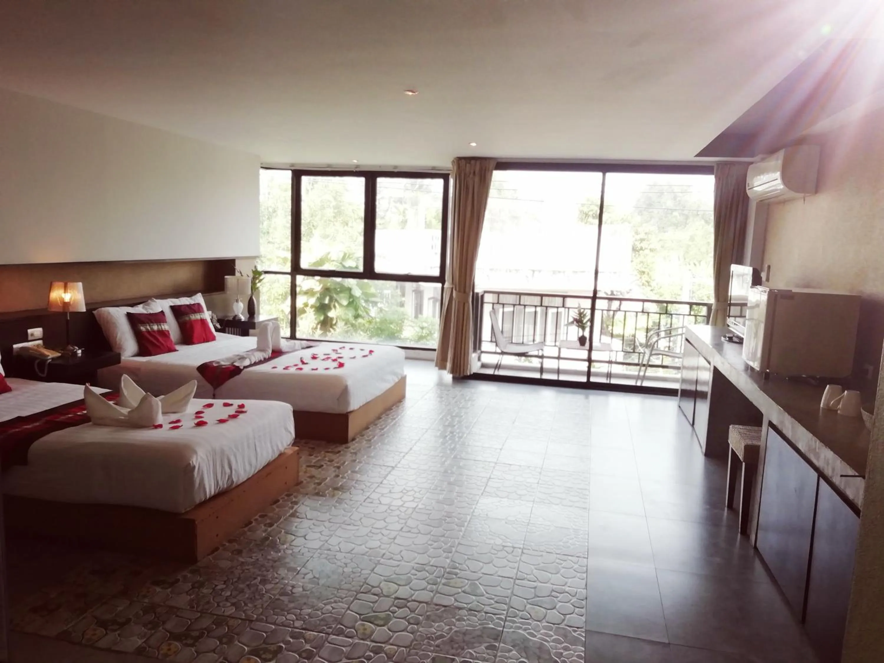 Bed in Mandala House, Chiang Mai