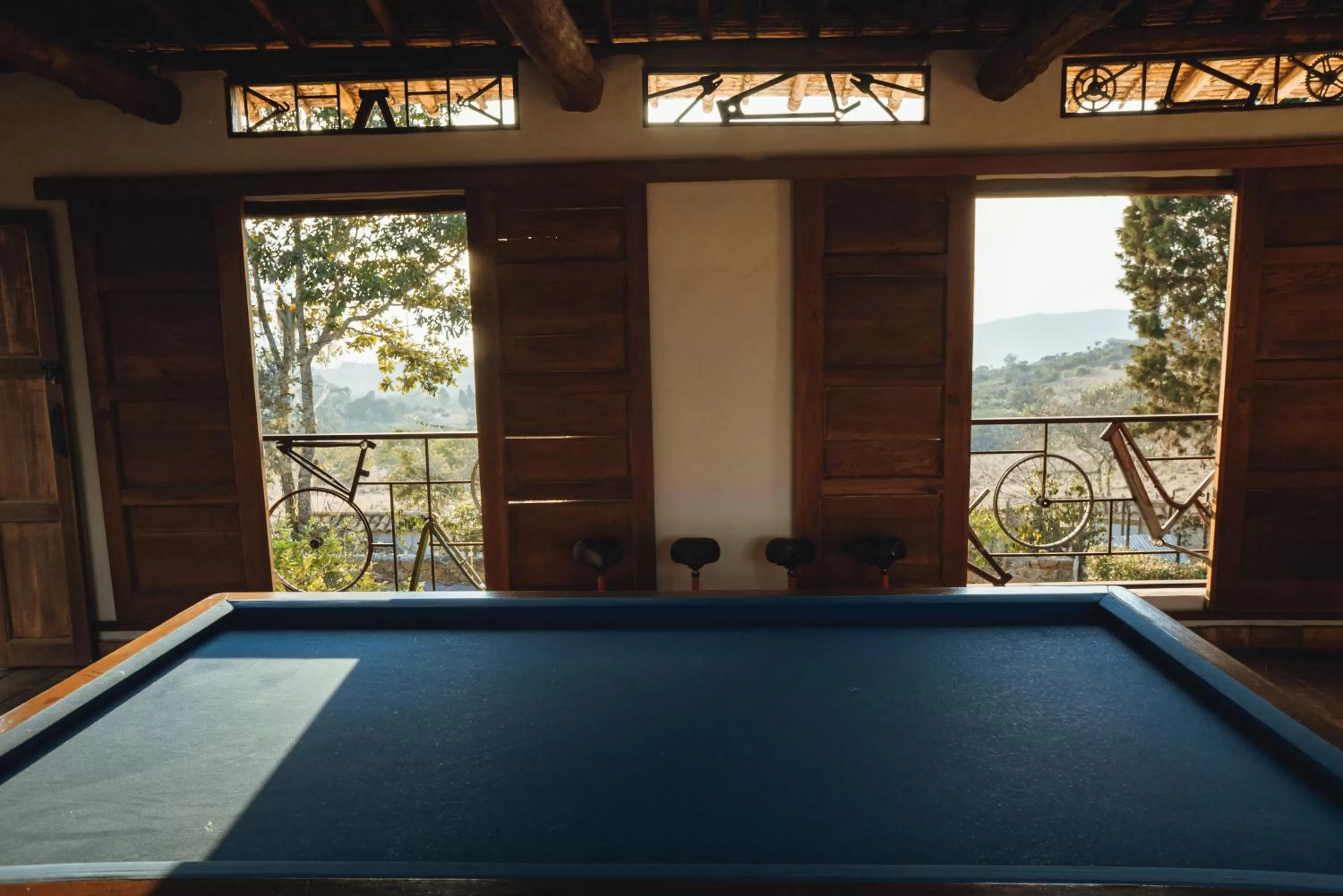 Game Room, Billiards in Hotel Buenosaires Barichara
