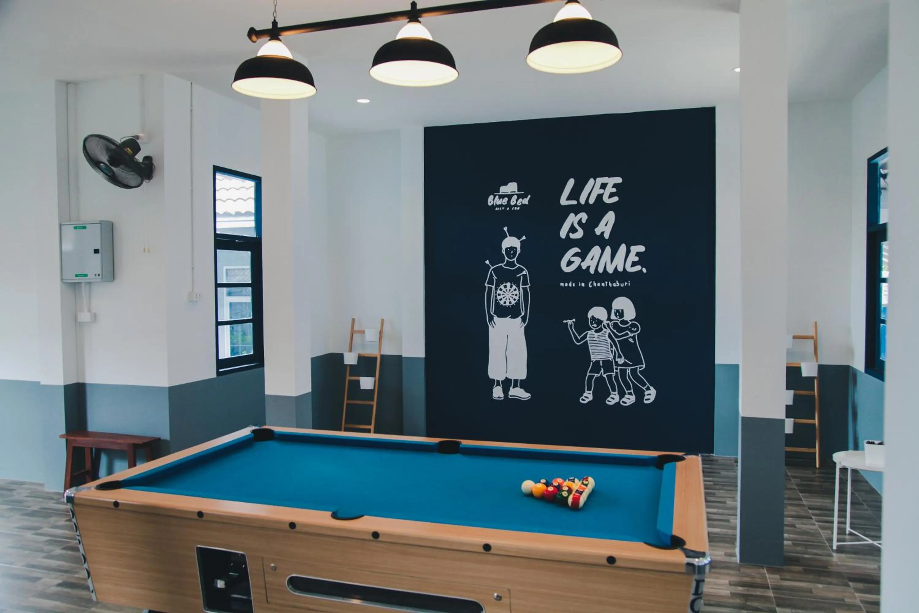 Property building in Blue Bed Hotel