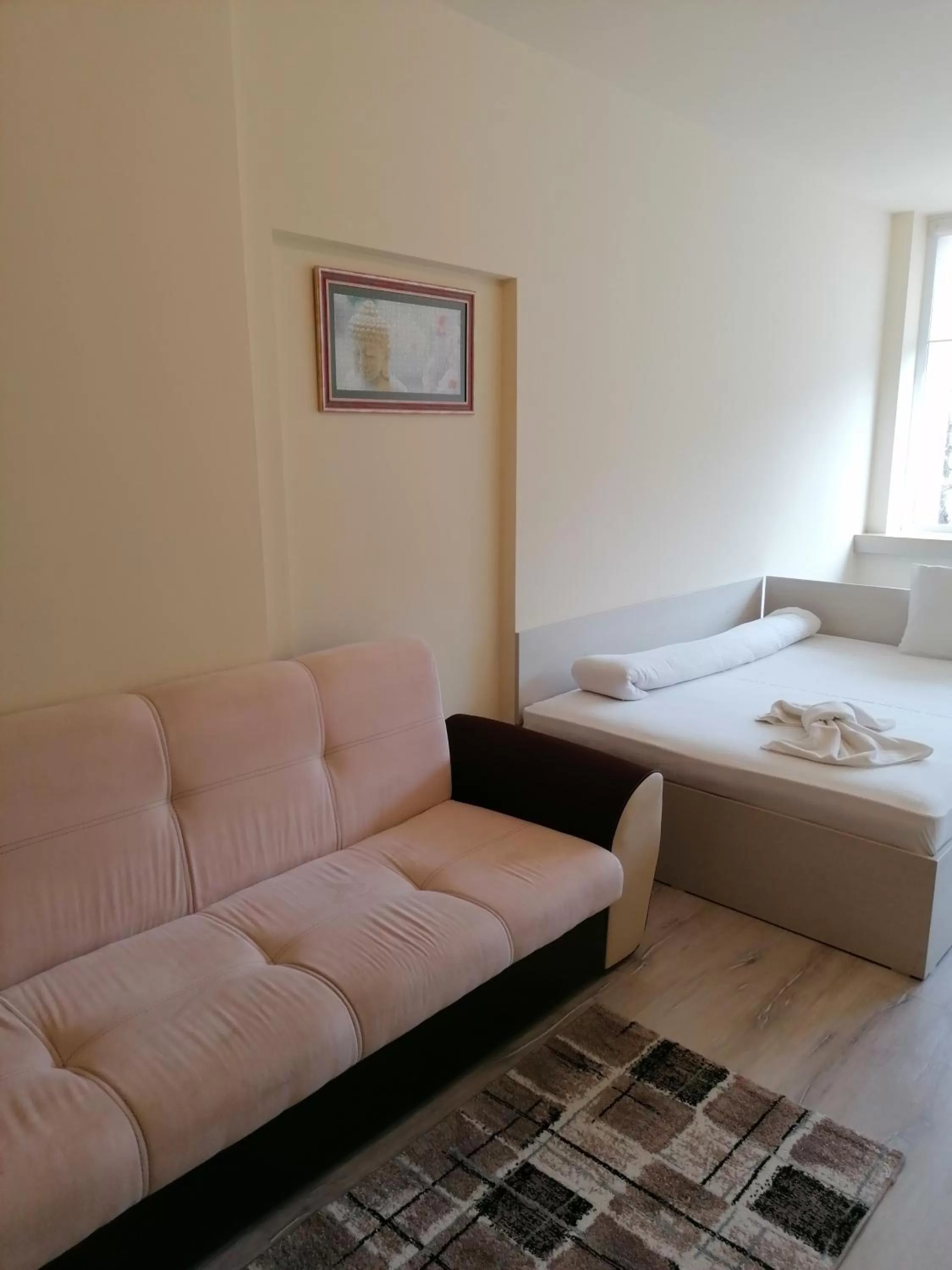 Bed in Hotel Lago Peshtera