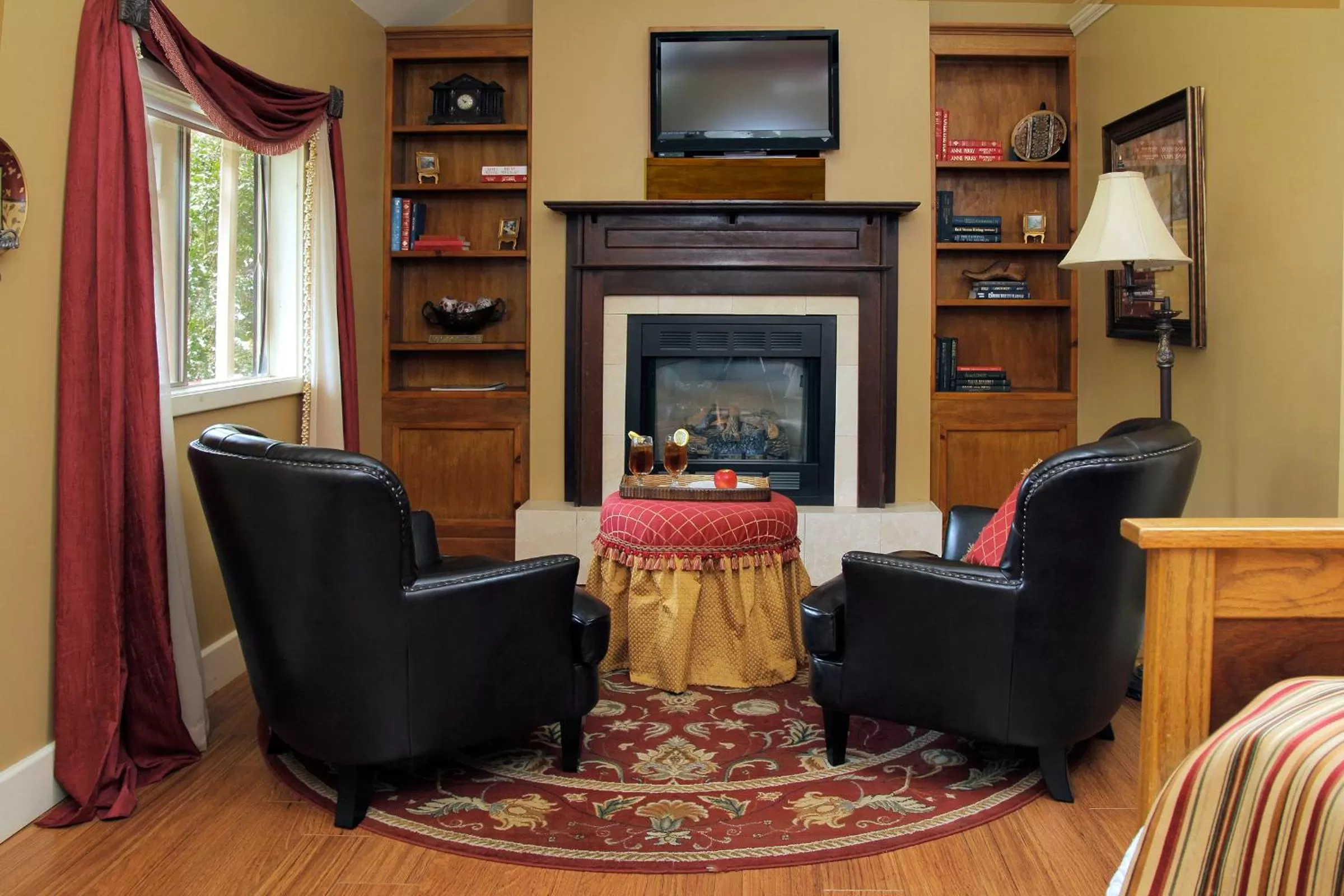 Seating area in Heartstone Inn