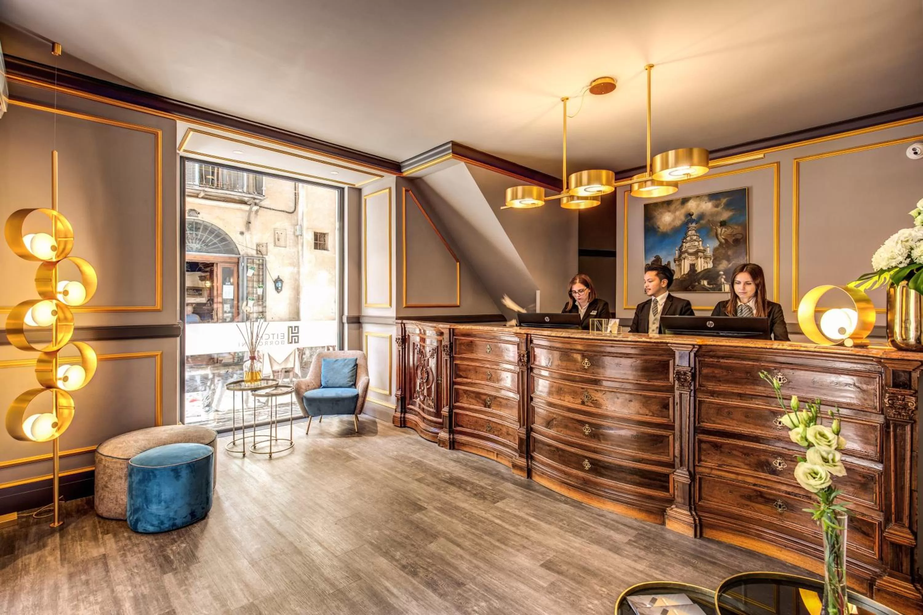 Lobby or reception in Eitch Borromini Palazzo Pamphilj