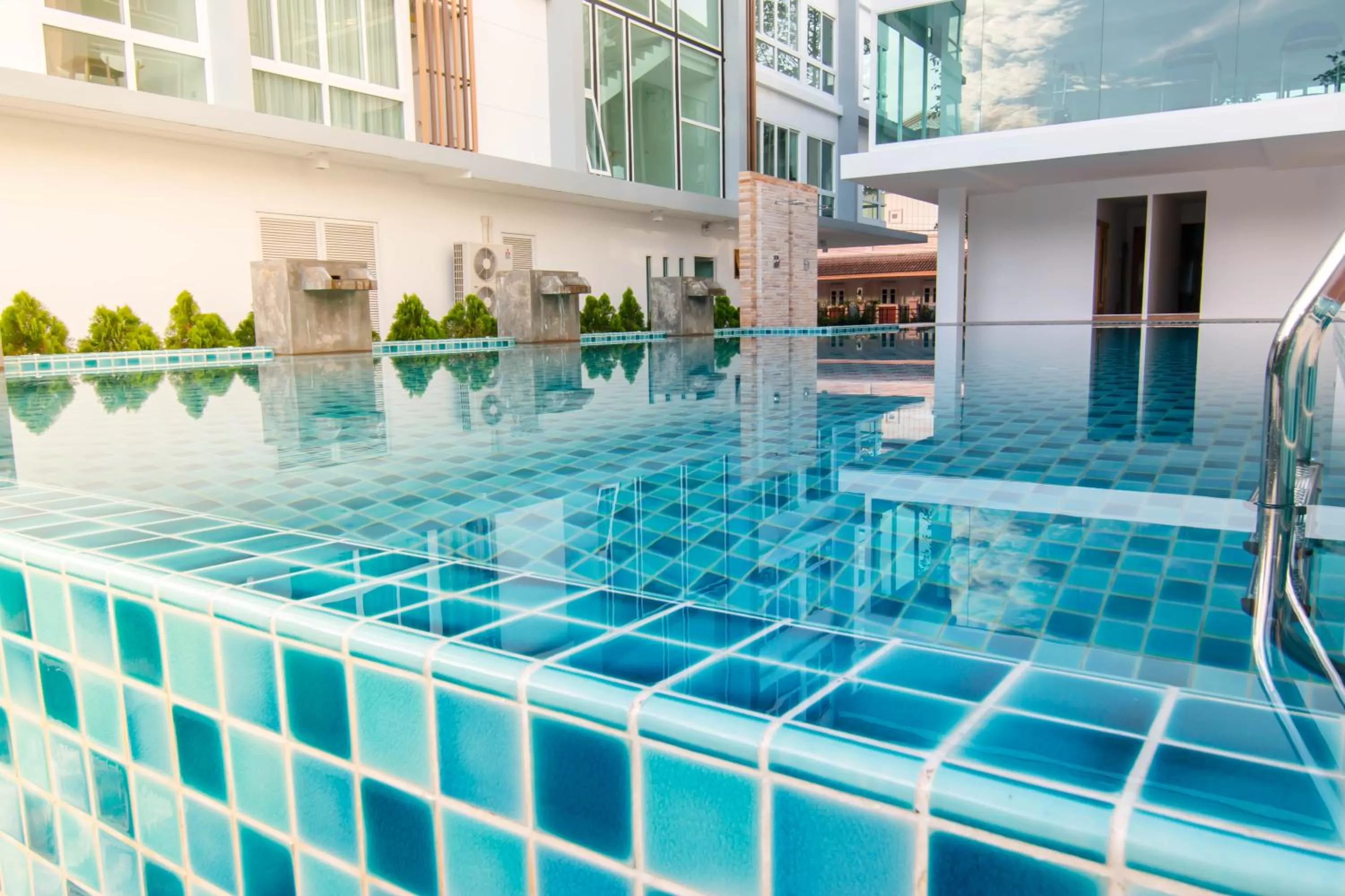 Swimming pool in Hinoki Hotel - ONSEN Chiang Mai
