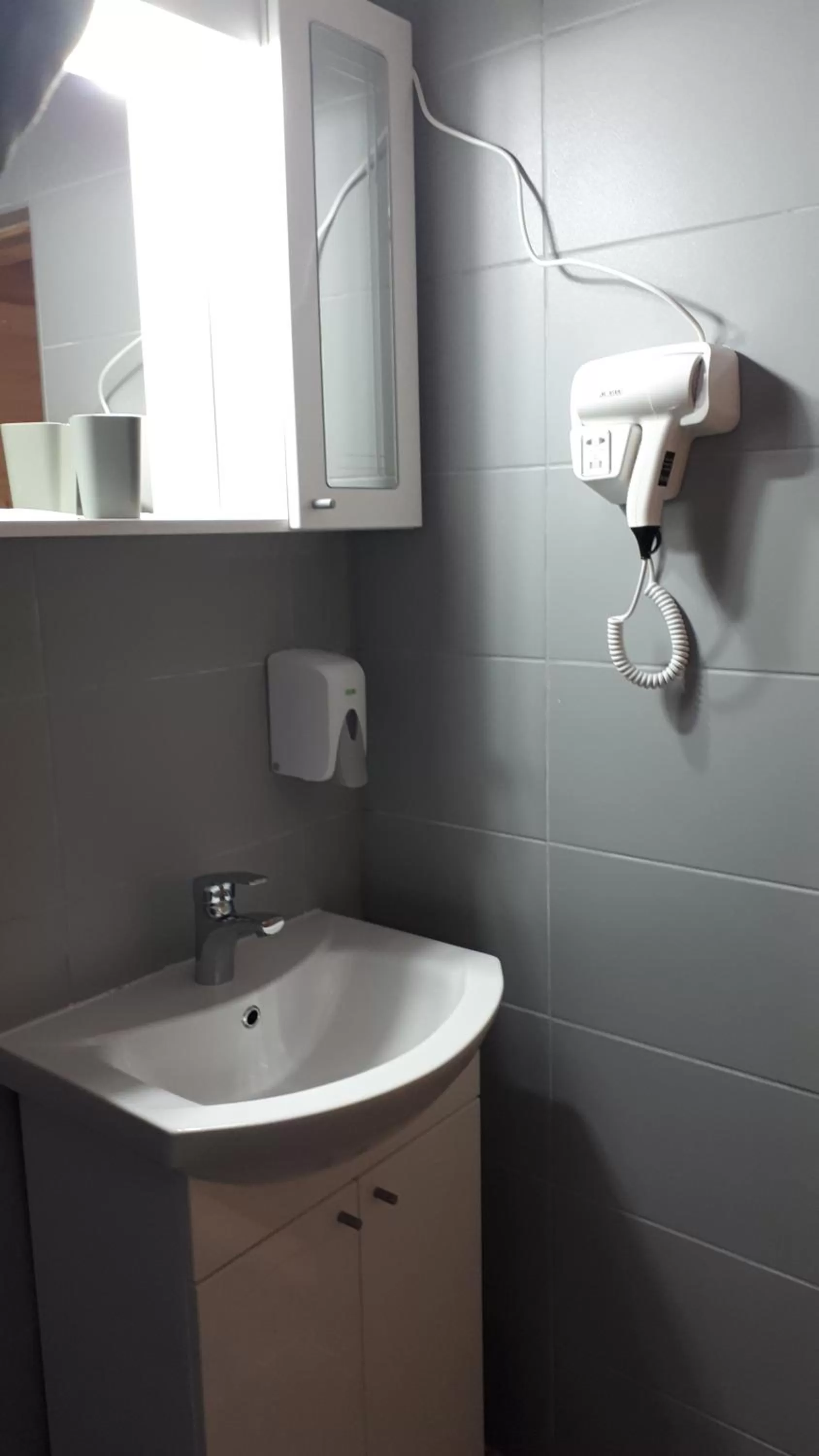 Decorative detail, Bathroom in Bed & Breakfast KUM