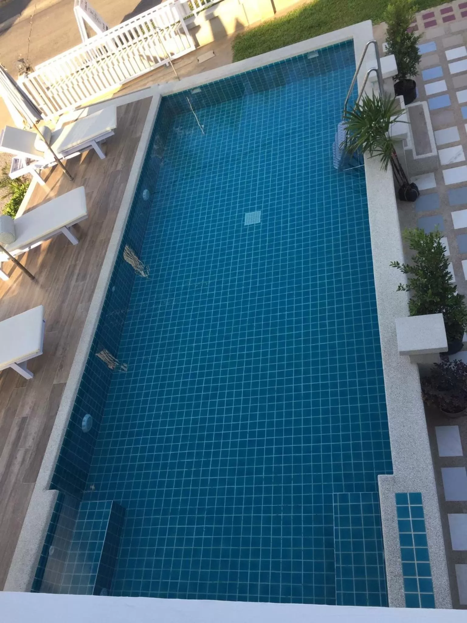 Pool View in BC Summer Beach