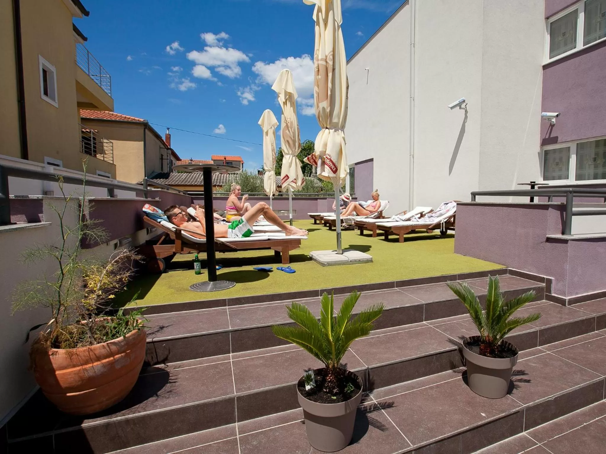 Patio in Hotel ZaDar