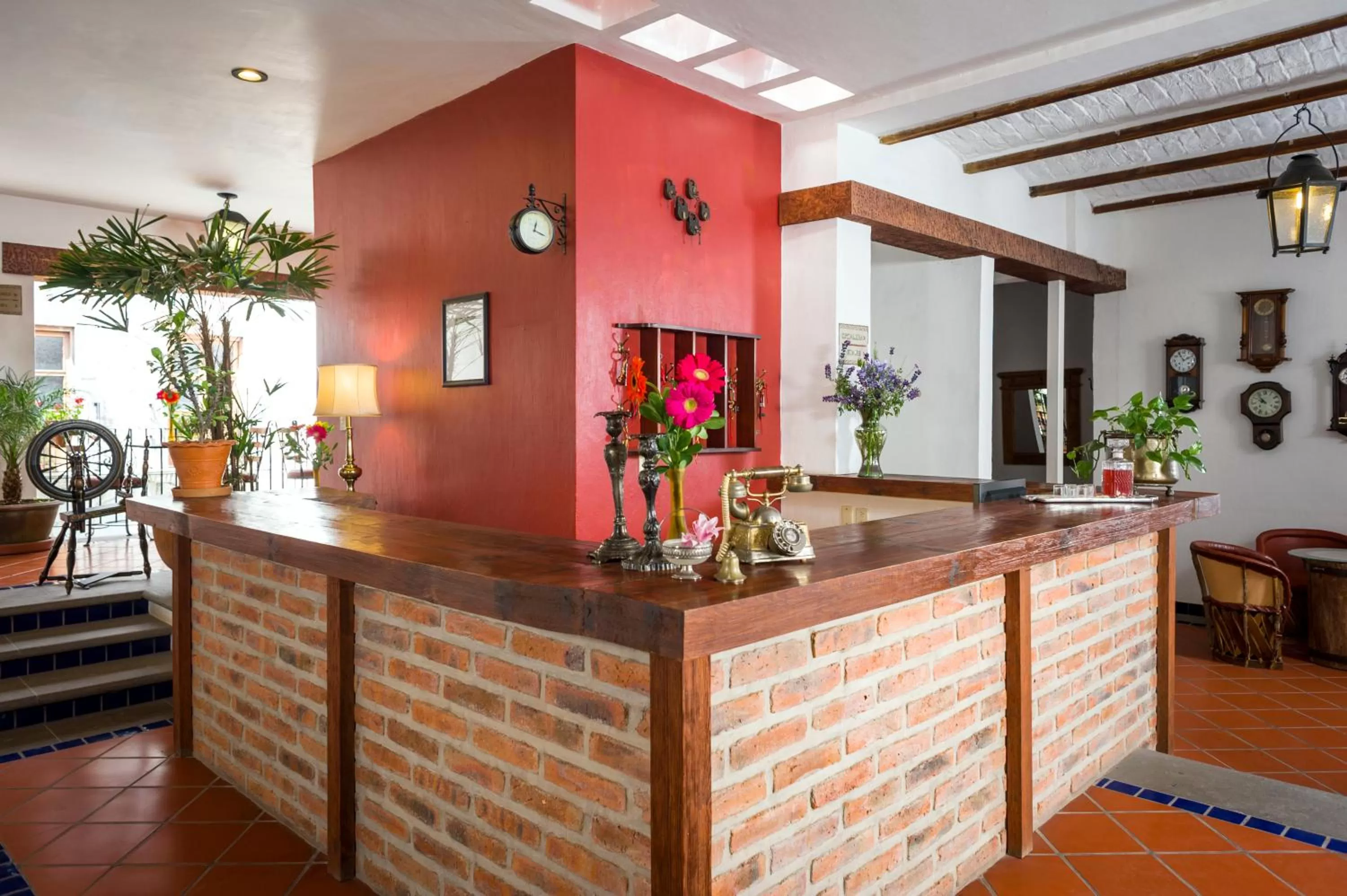 Lobby or reception in Hotel Tapalpa de Mis Amores