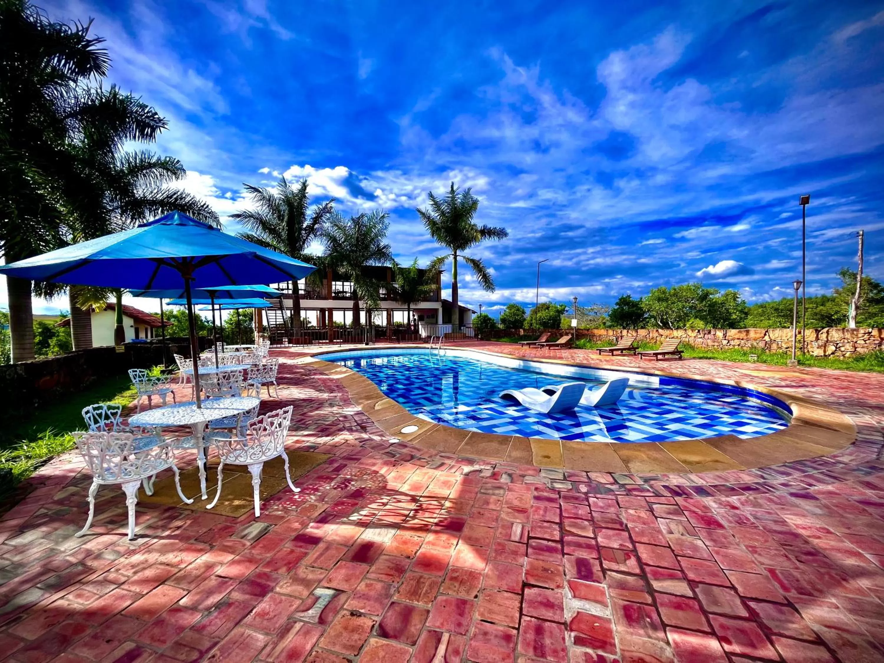 Swimming Pool in Hotel Buenosaires Barichara