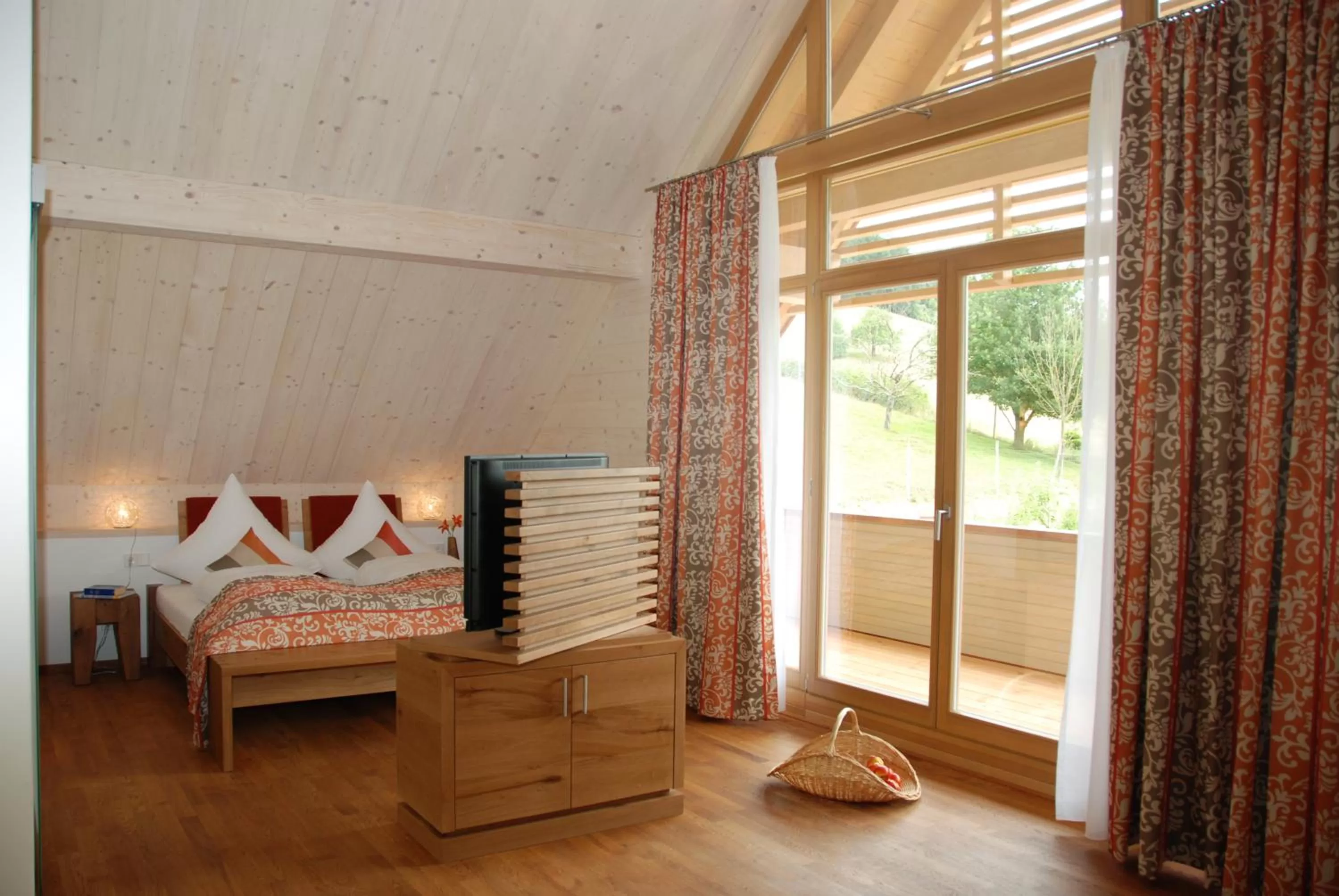 Bed in Hotel Speicher