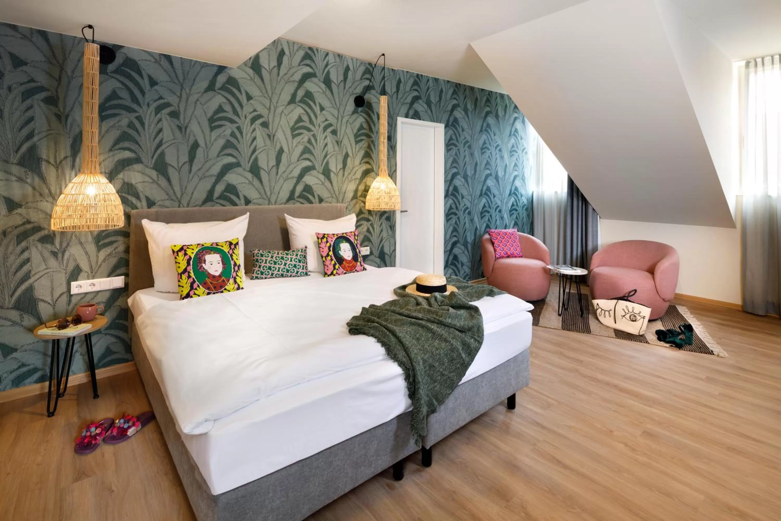 Photo of the whole room, Bed in Hotel Das Regensburg