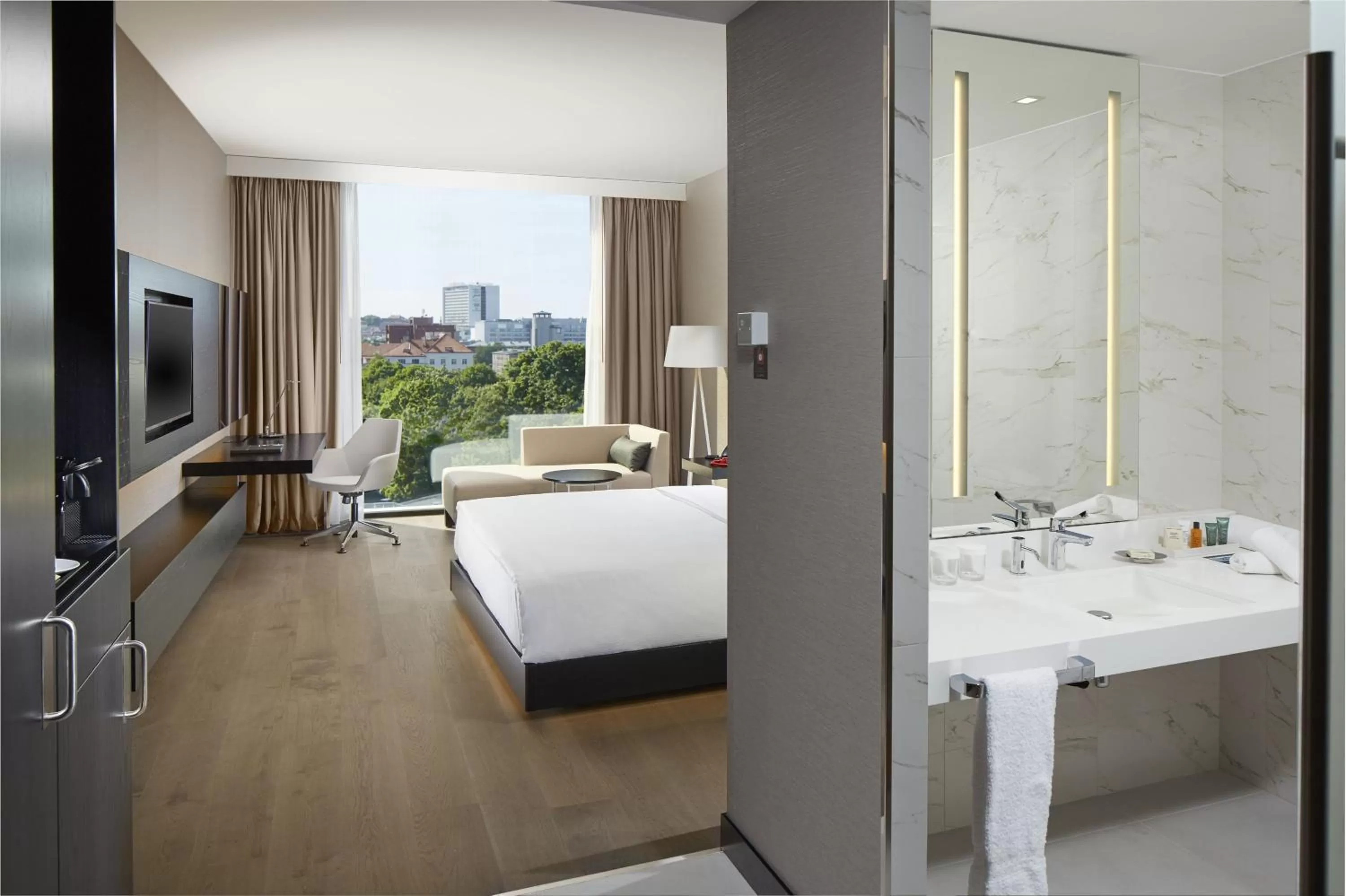 Bed in Hilton Tallinn Park