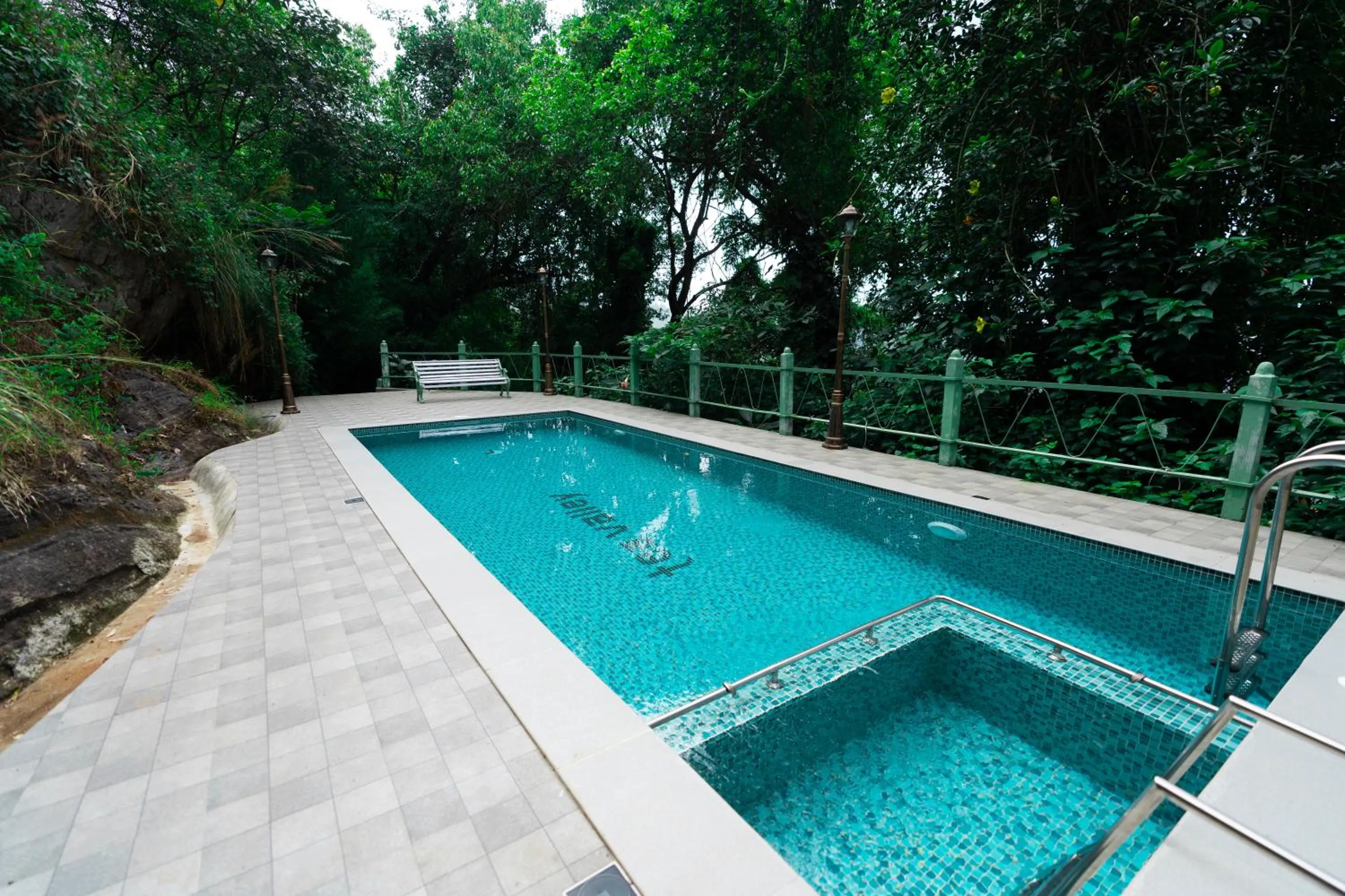 Swimming pool in Tea Valley Resort, Munnar