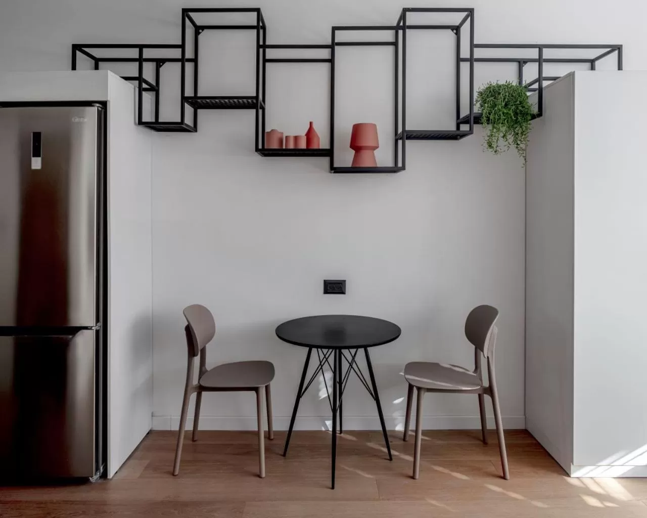 Dining area in DeBlox living - Ben Avigdor Apartments