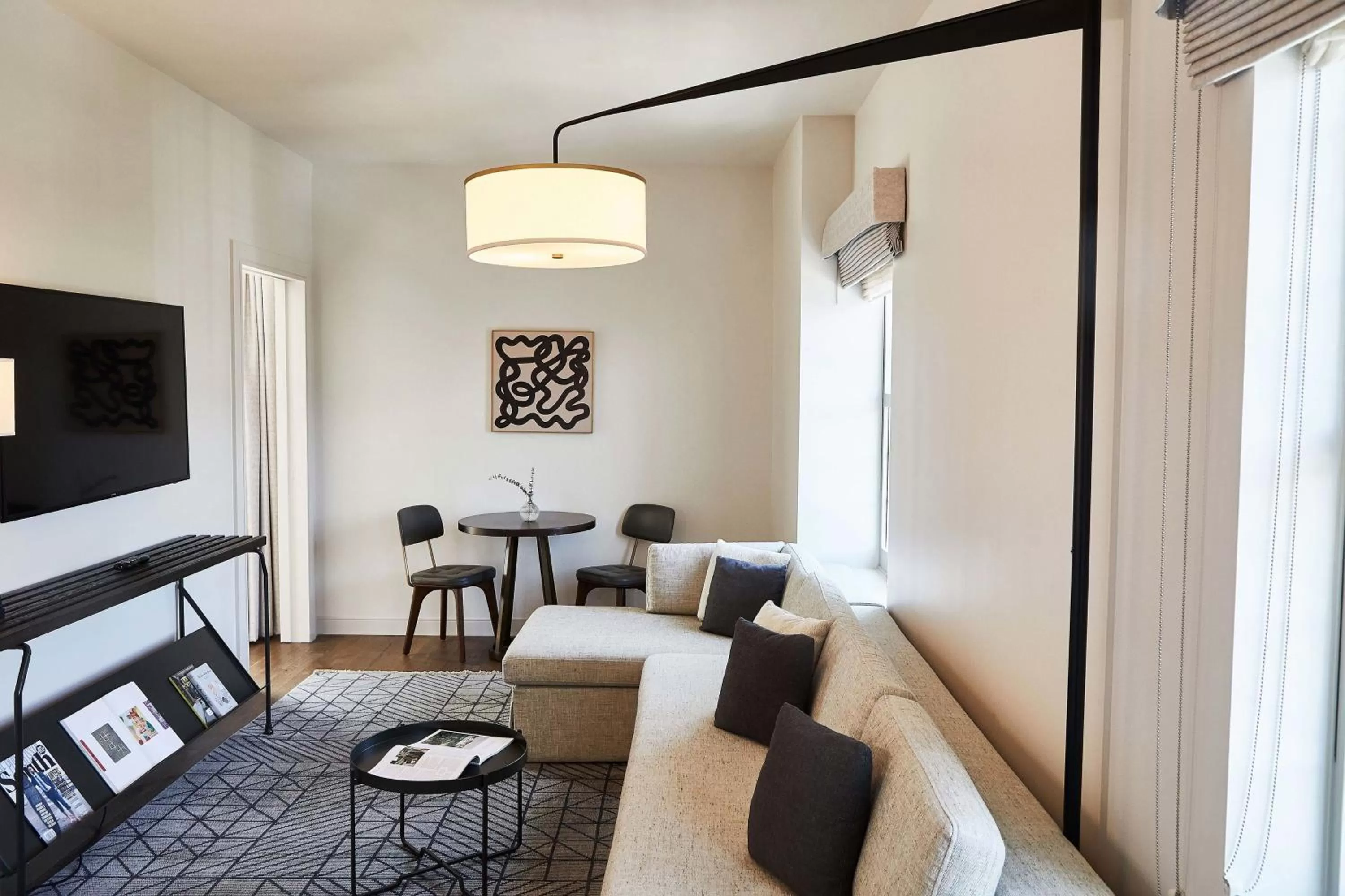 Living room in The Alida, Savannah, a Tribute Portfolio Hotel