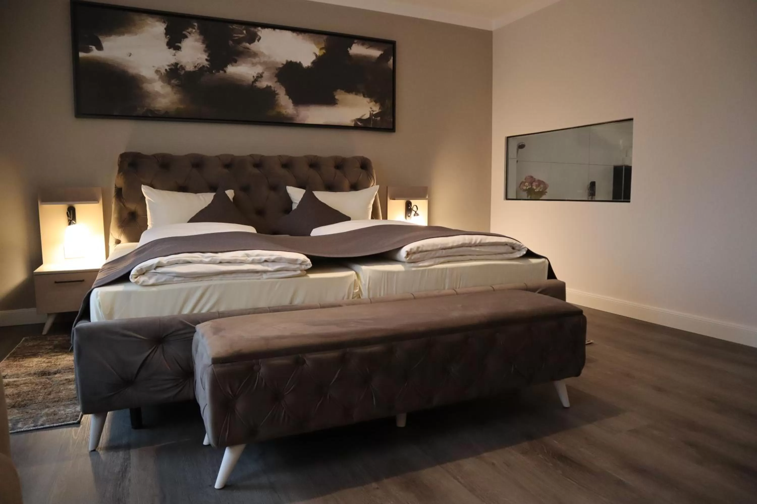 Bed in Hotel Bispinger Hof