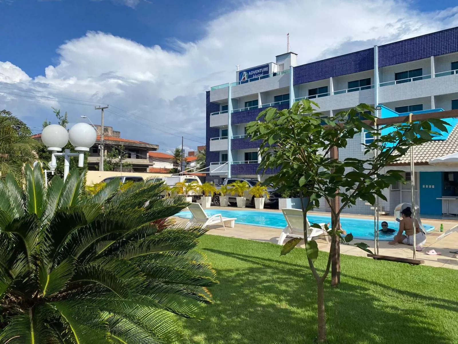 Garden view in Hotel Adventure São Luís