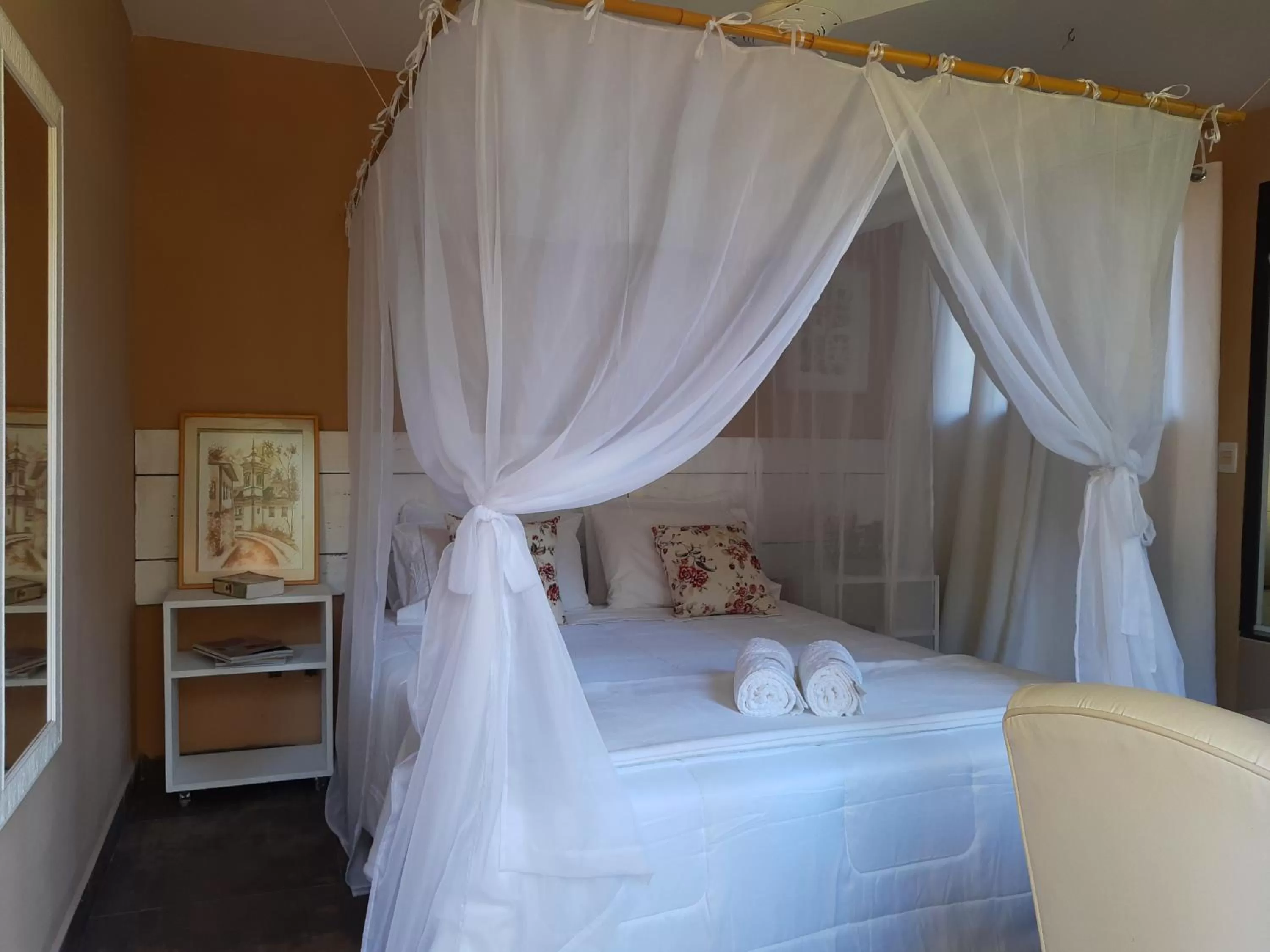 Bed in Magias de Paraty Ecopousada