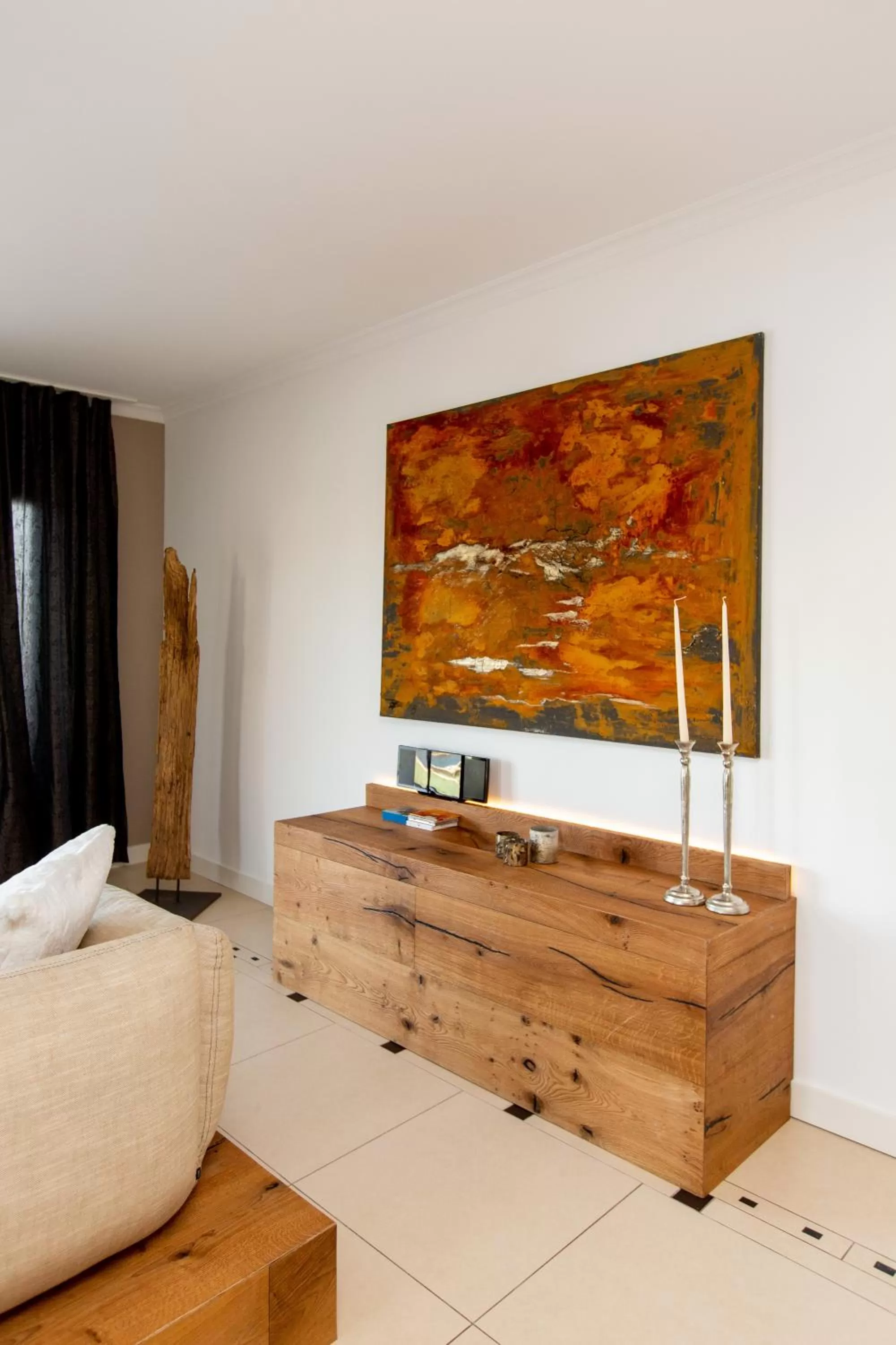 Decorative detail, TV/Entertainment Center in Hotel Inselhof