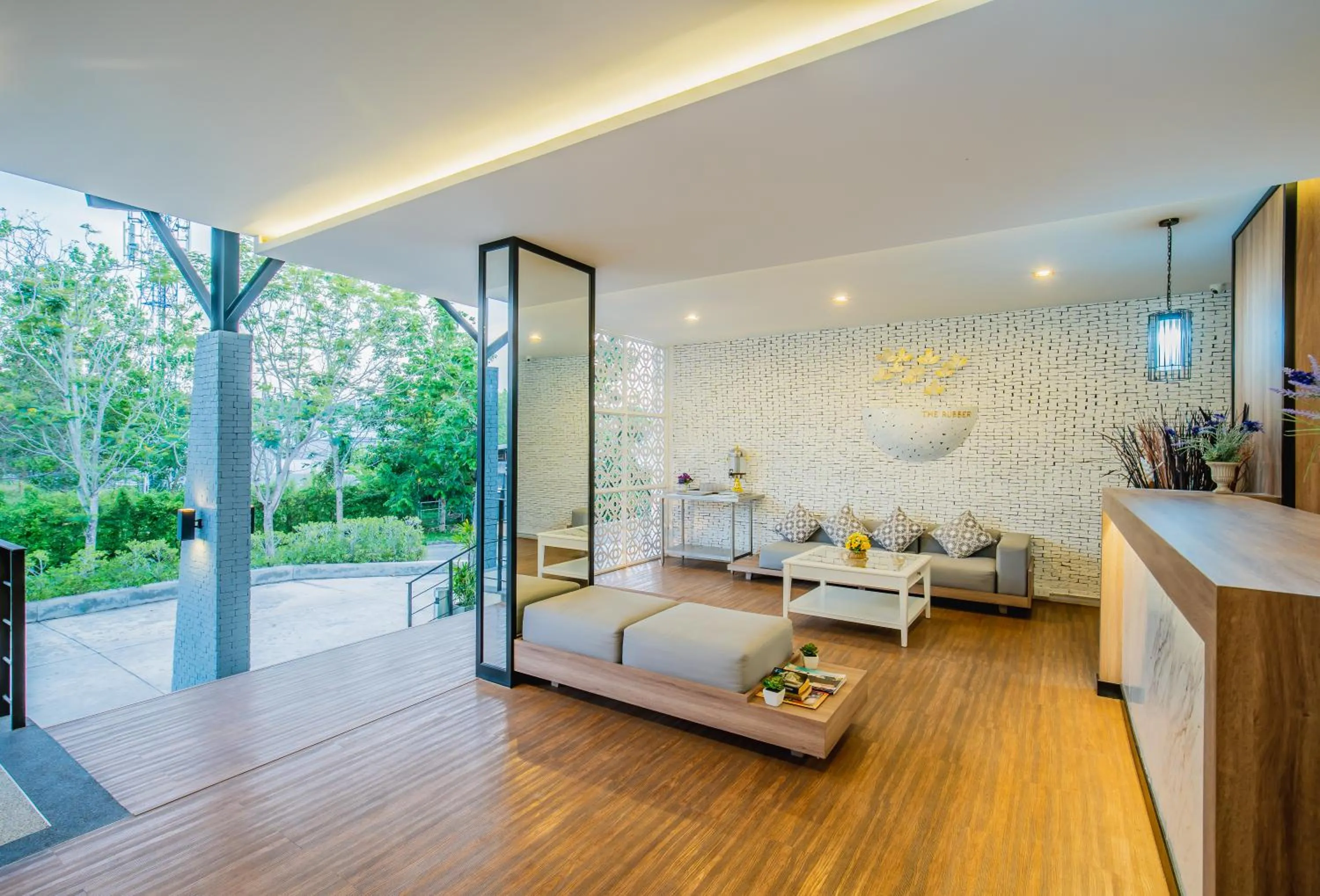 Lobby or reception in The Rubber Hotel Phuket