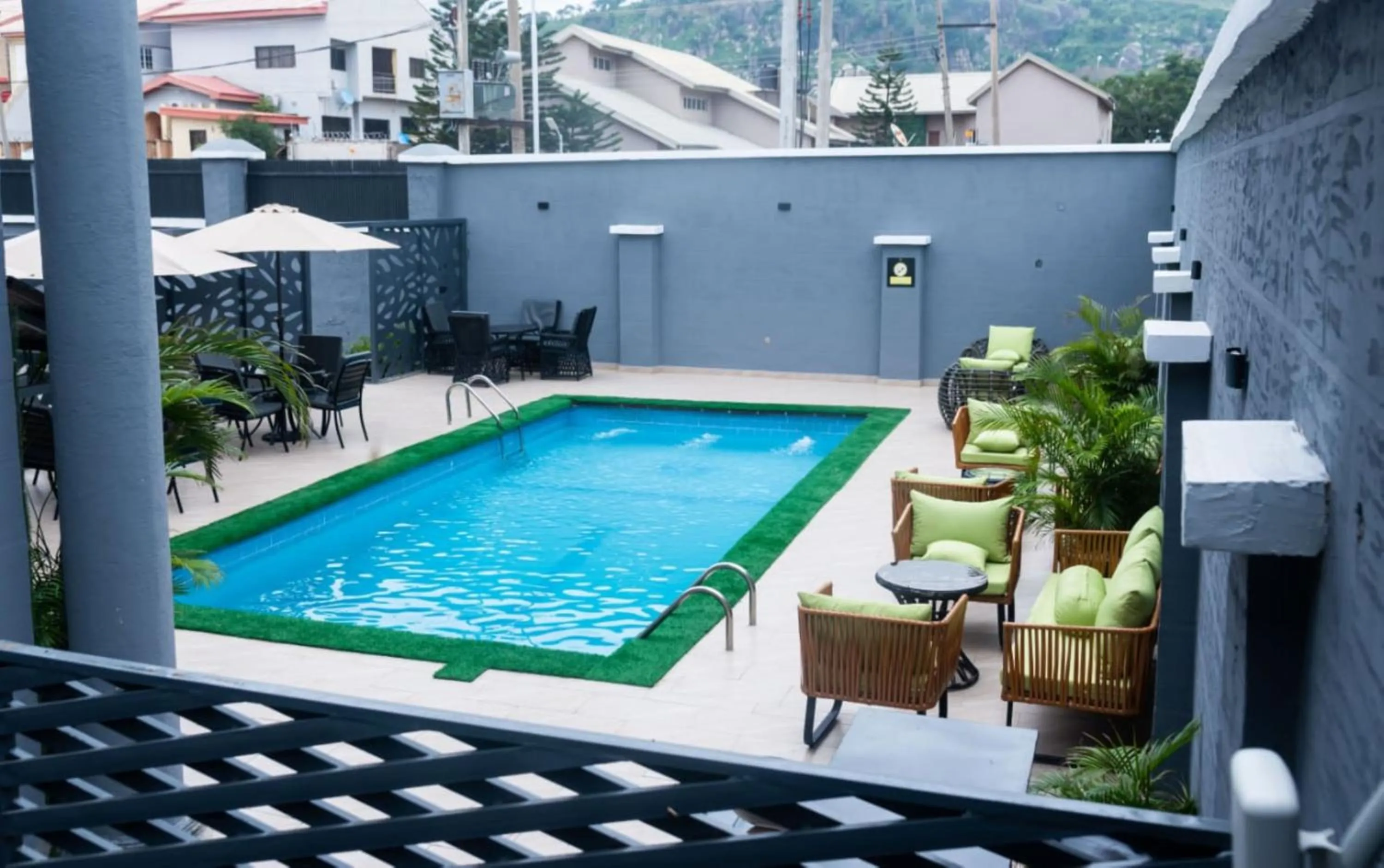 Swimming pool in The Grosvenor Suites Gwarinpa Abuja