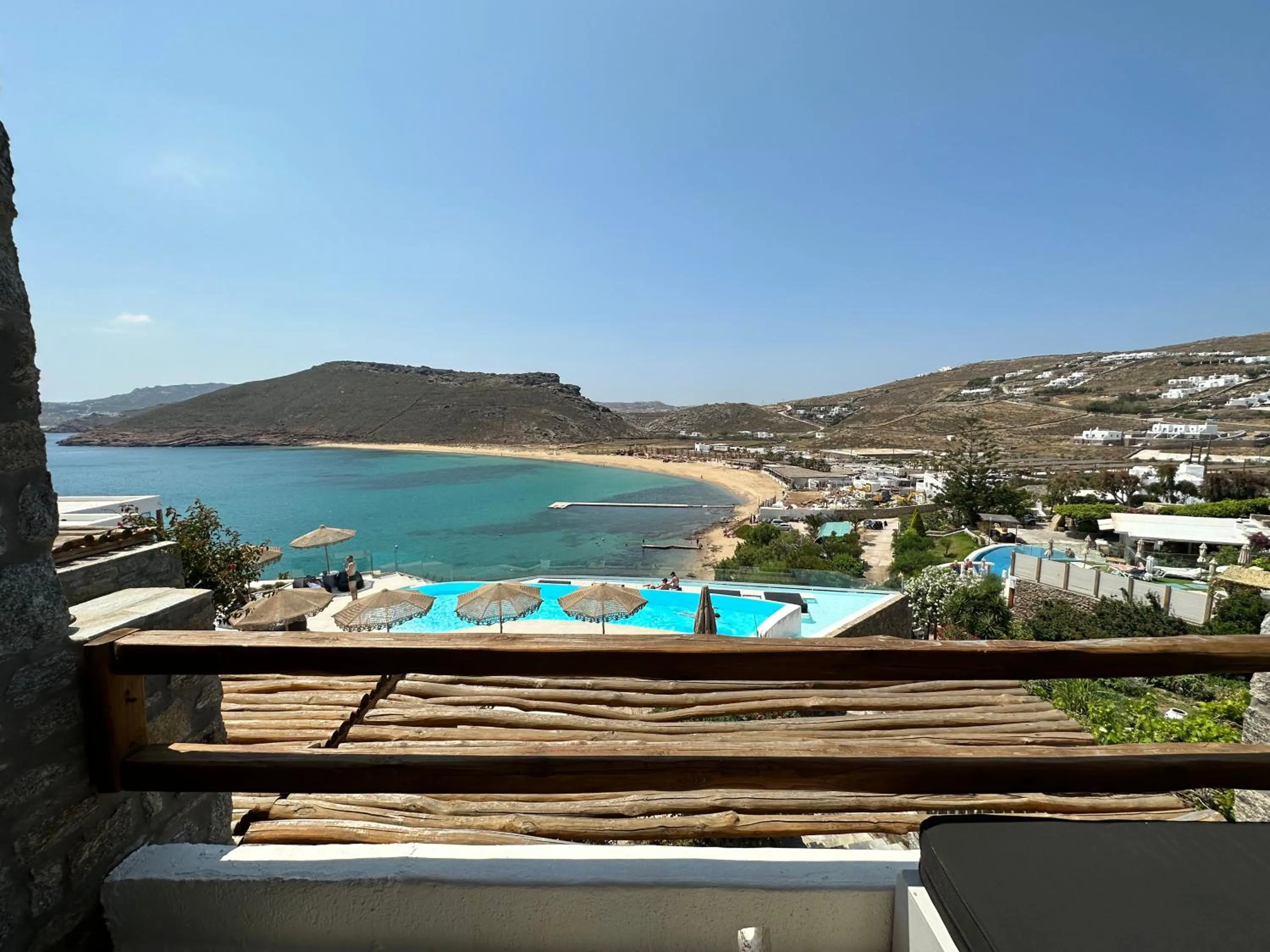 View (from property/room) in Panormos Village Hotel