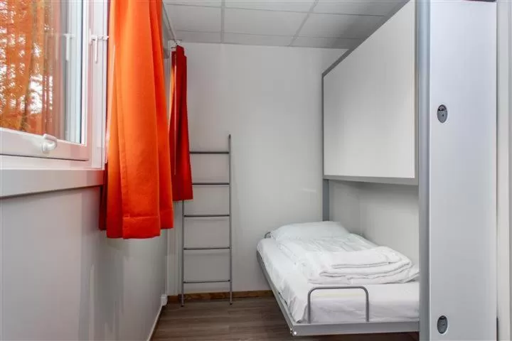 Bedroom, Bed in Hotell Fritidsparken