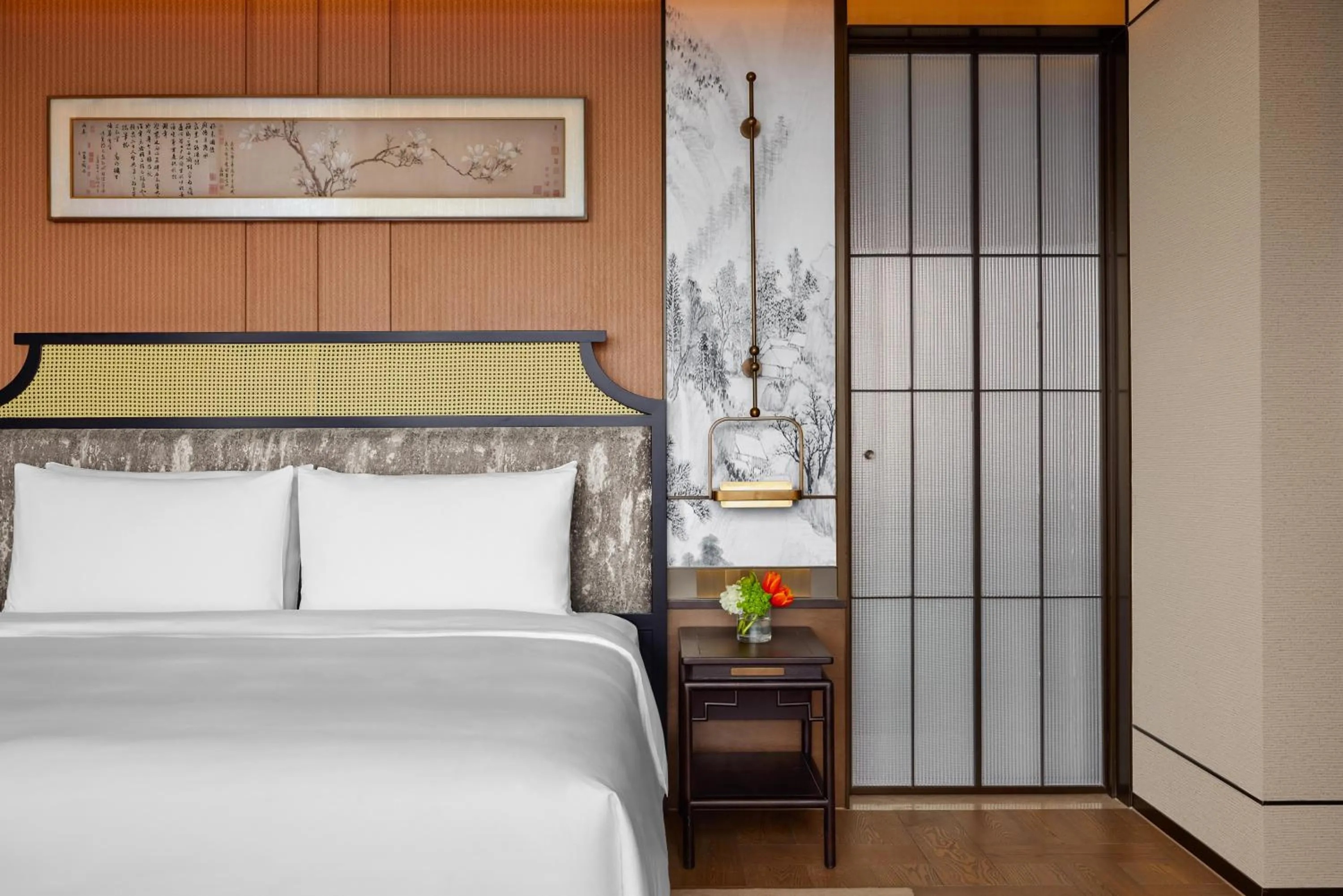 Bed in Conrad Shanghai