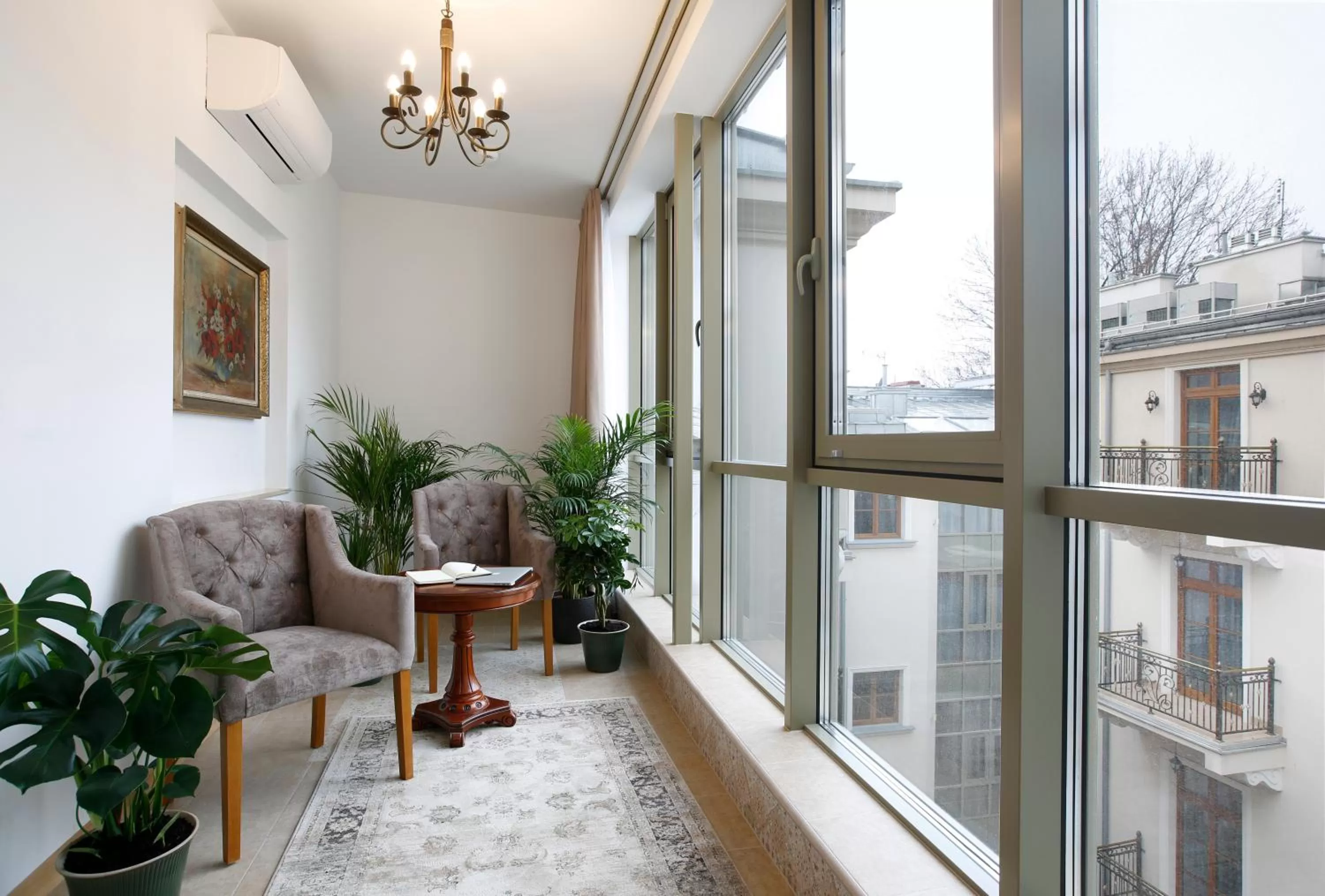 Patio in Ventus Rosa Boutique Aparthotel