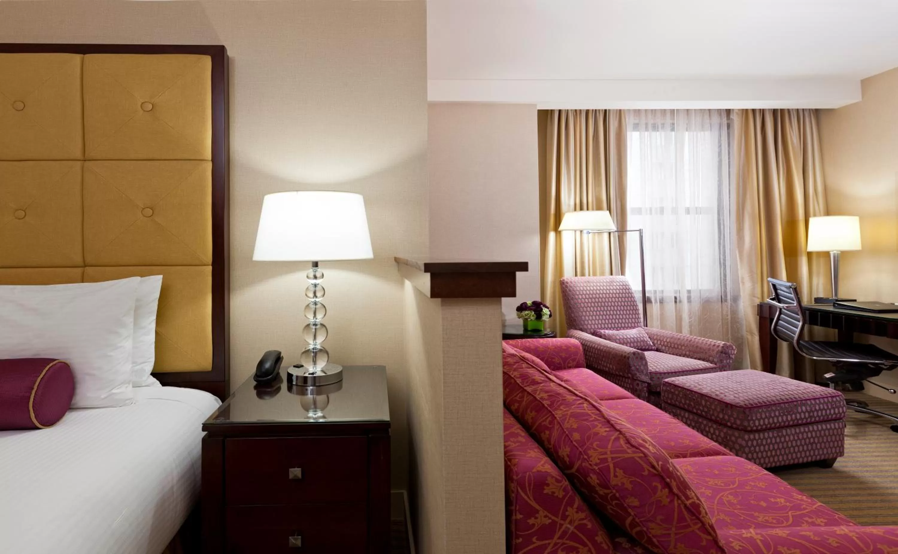 Bed in Millennium Knickerbocker Chicago