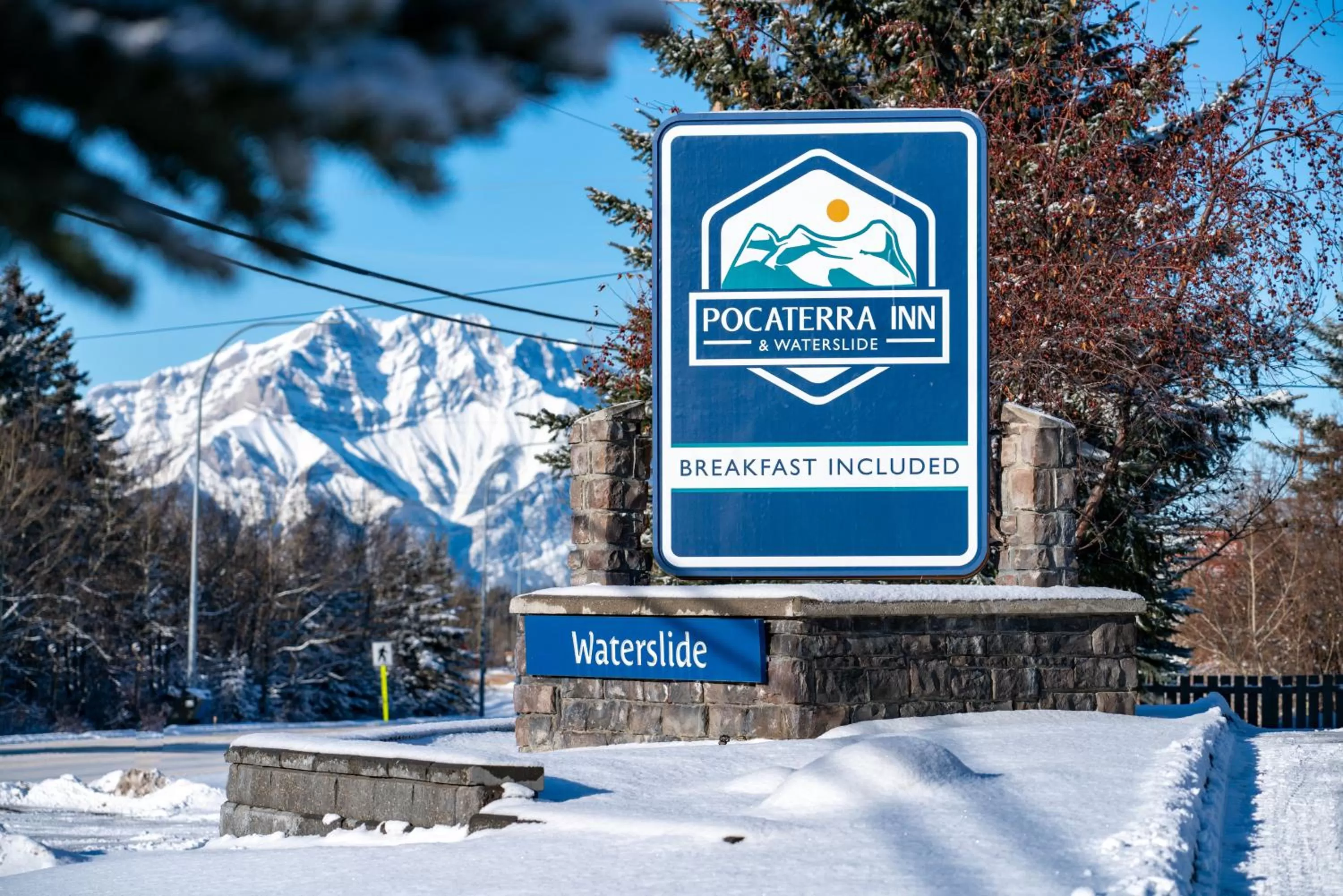 Property logo or sign in Pocaterra Inn & Waterslide