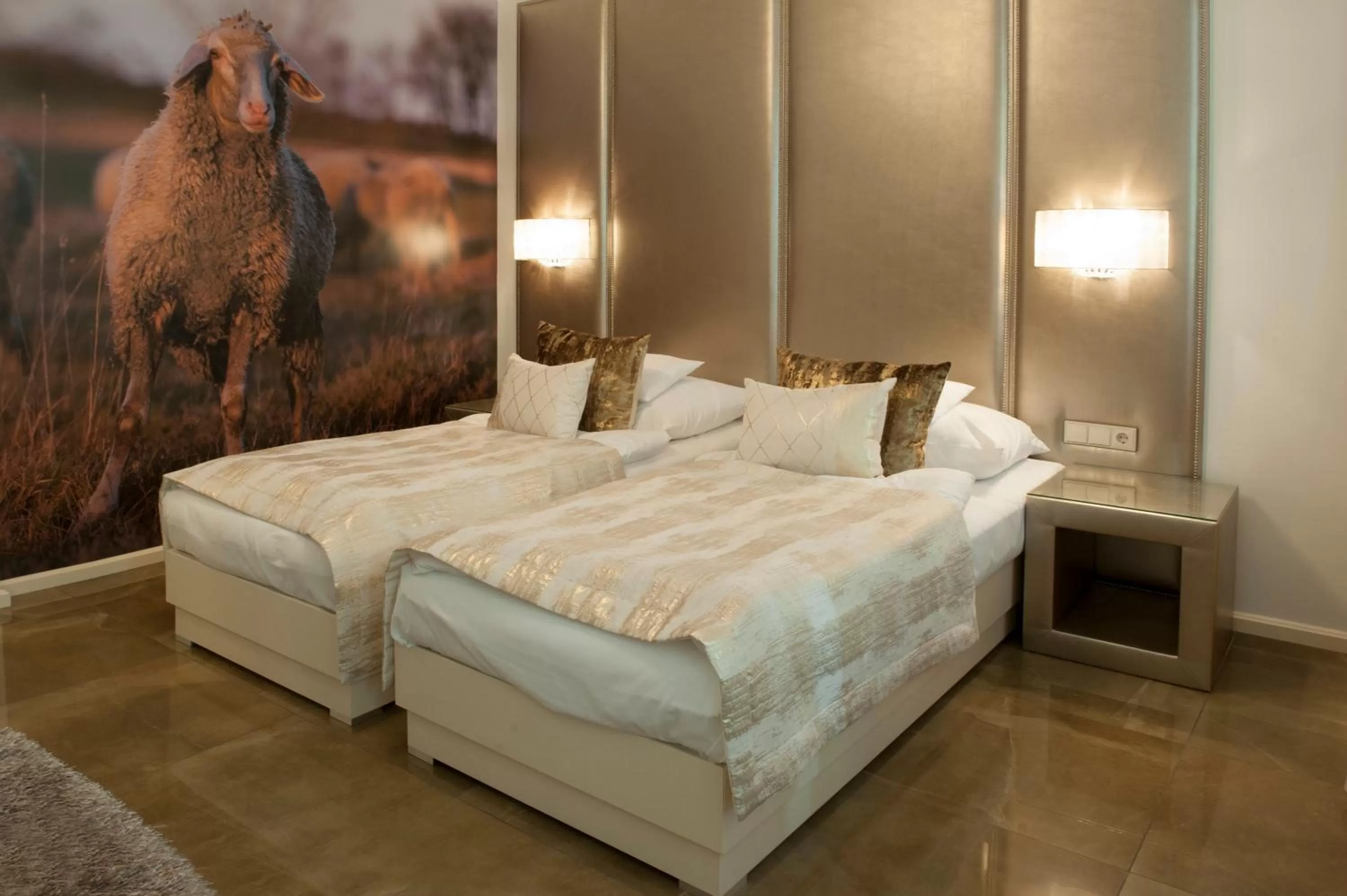 Bed in Varga Tanya Hotel