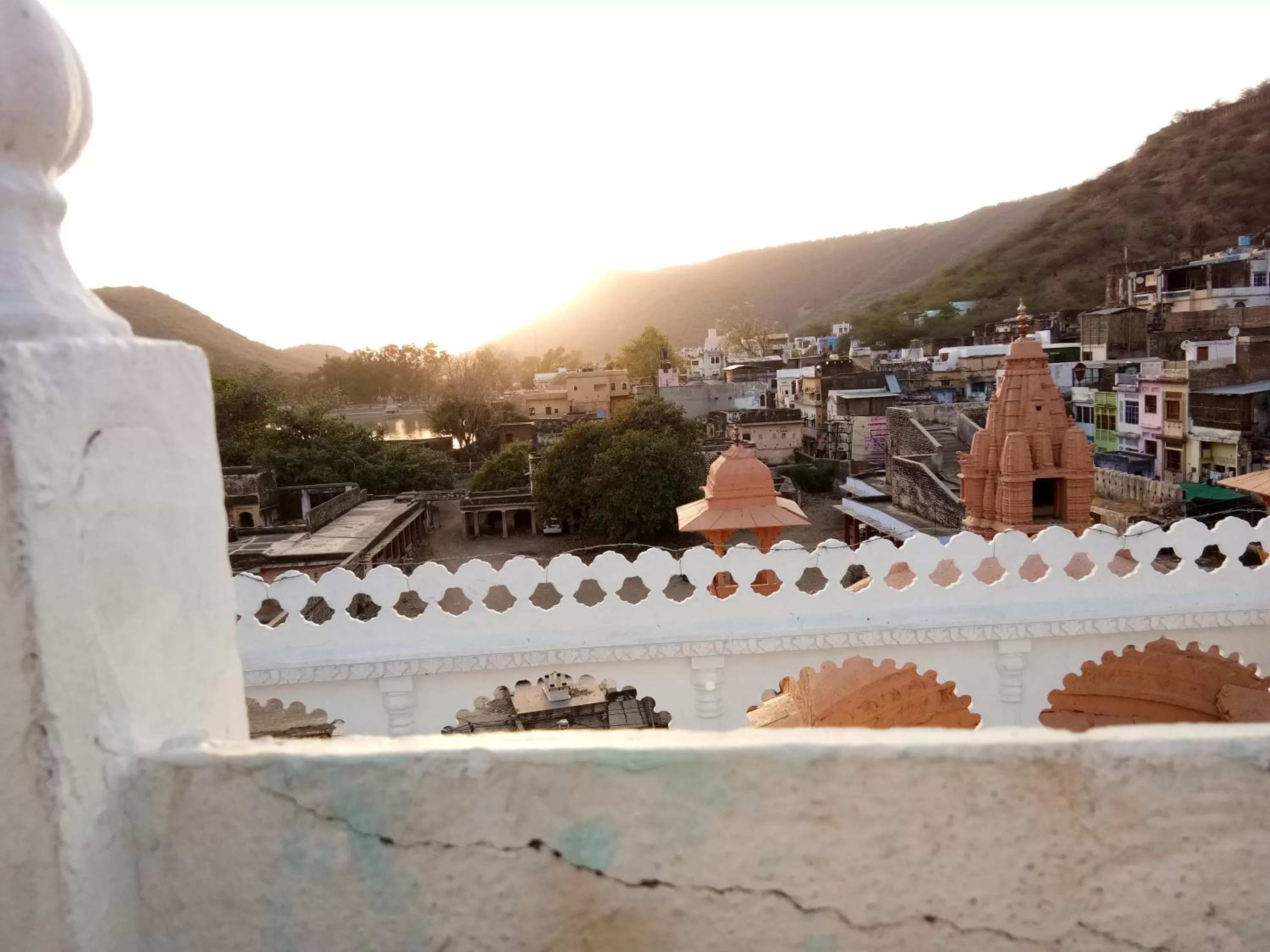 View (from property/room), Mountain View in Haveli Taragarh Palace
