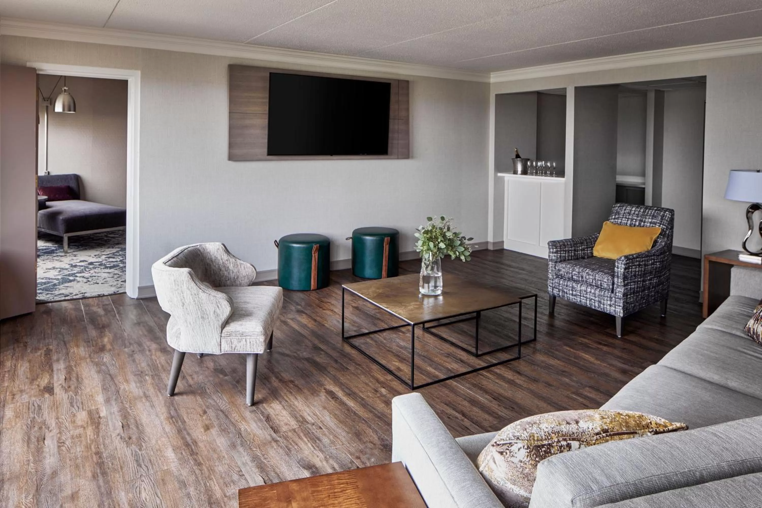 Bedroom in Ann Arbor Marriott Ypsilanti at Eagle Crest